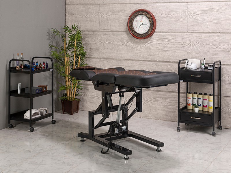 Elegance 3 Motorlu Tattoo Dövme Koltuğu-Kahverengi | LaborTech-9183
