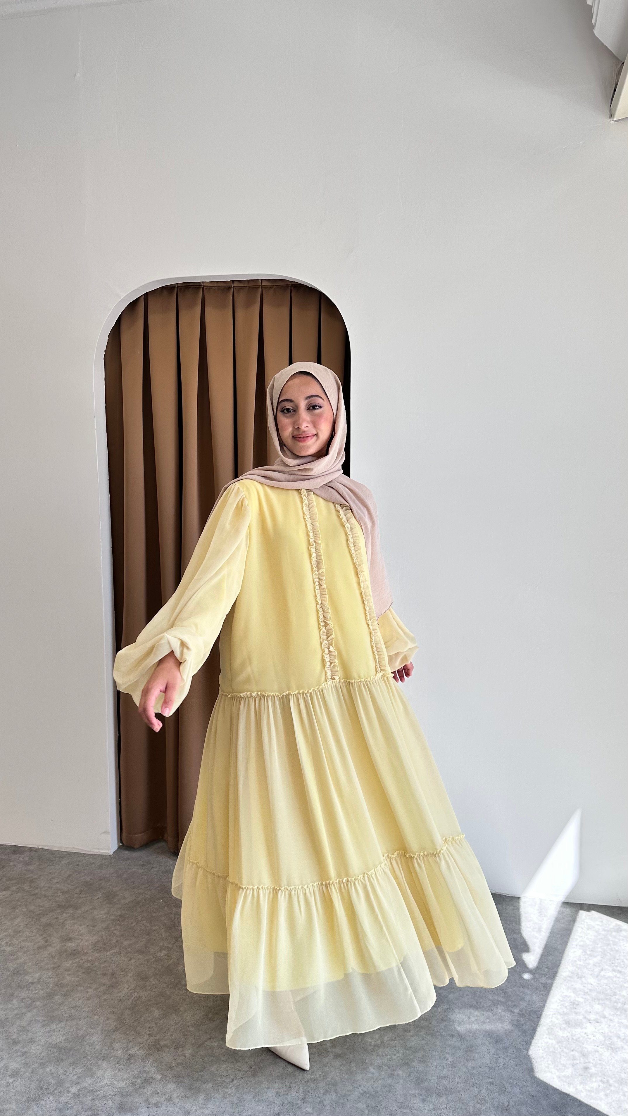 Lalin elbise - Sarııı