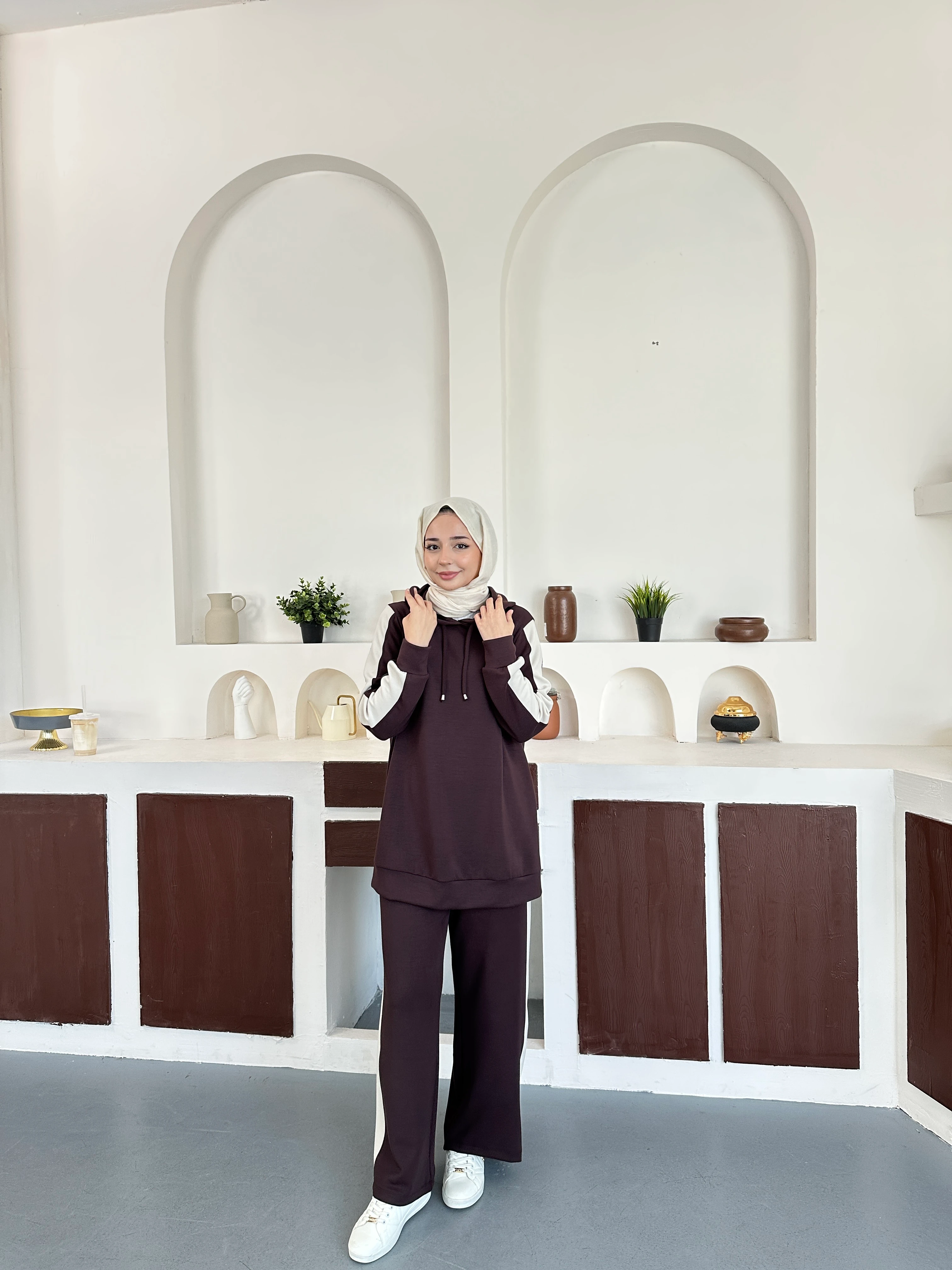 Vera Casual Takım - Kahve