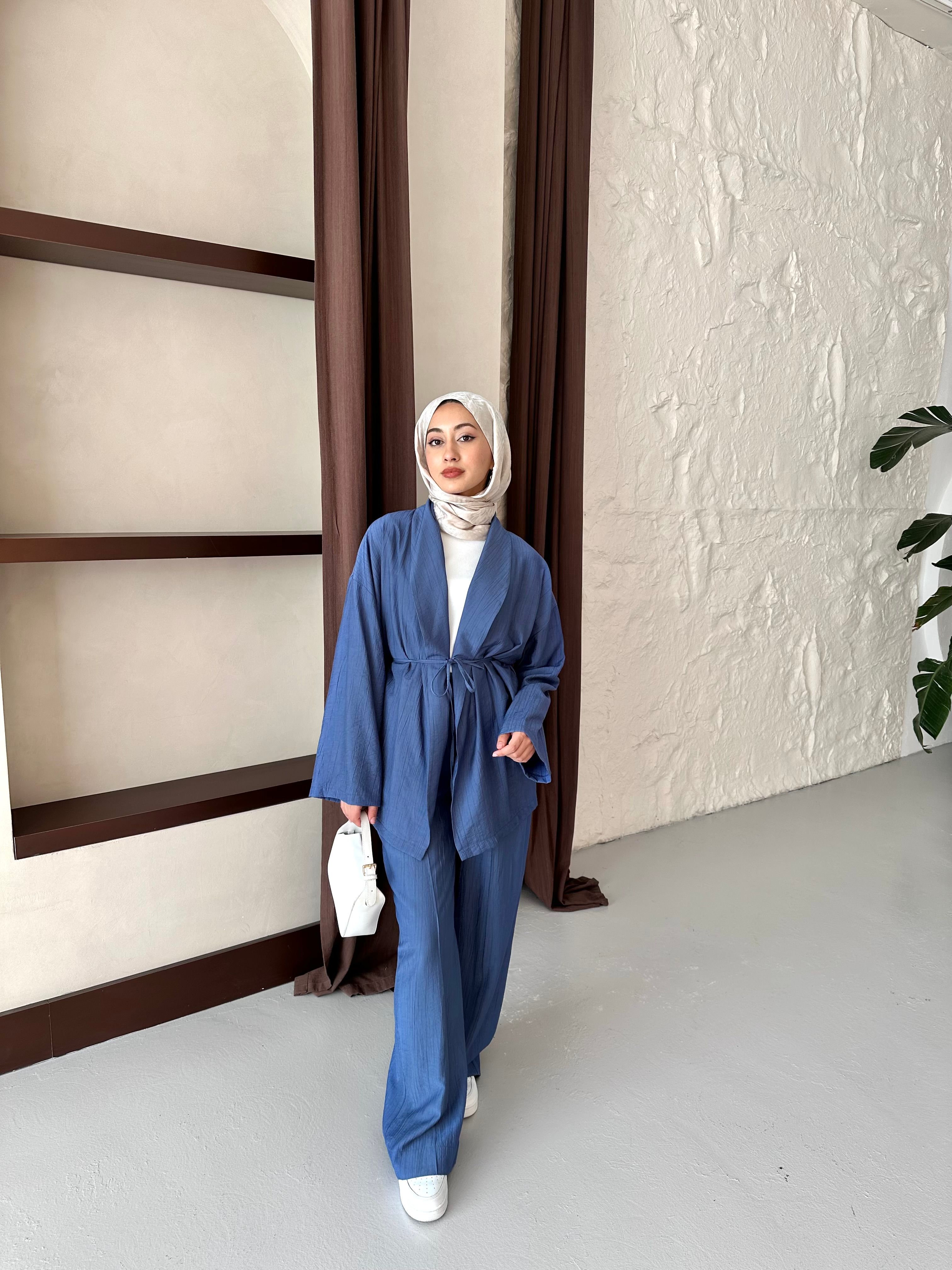 Luna Oversize Takım - Lacivert