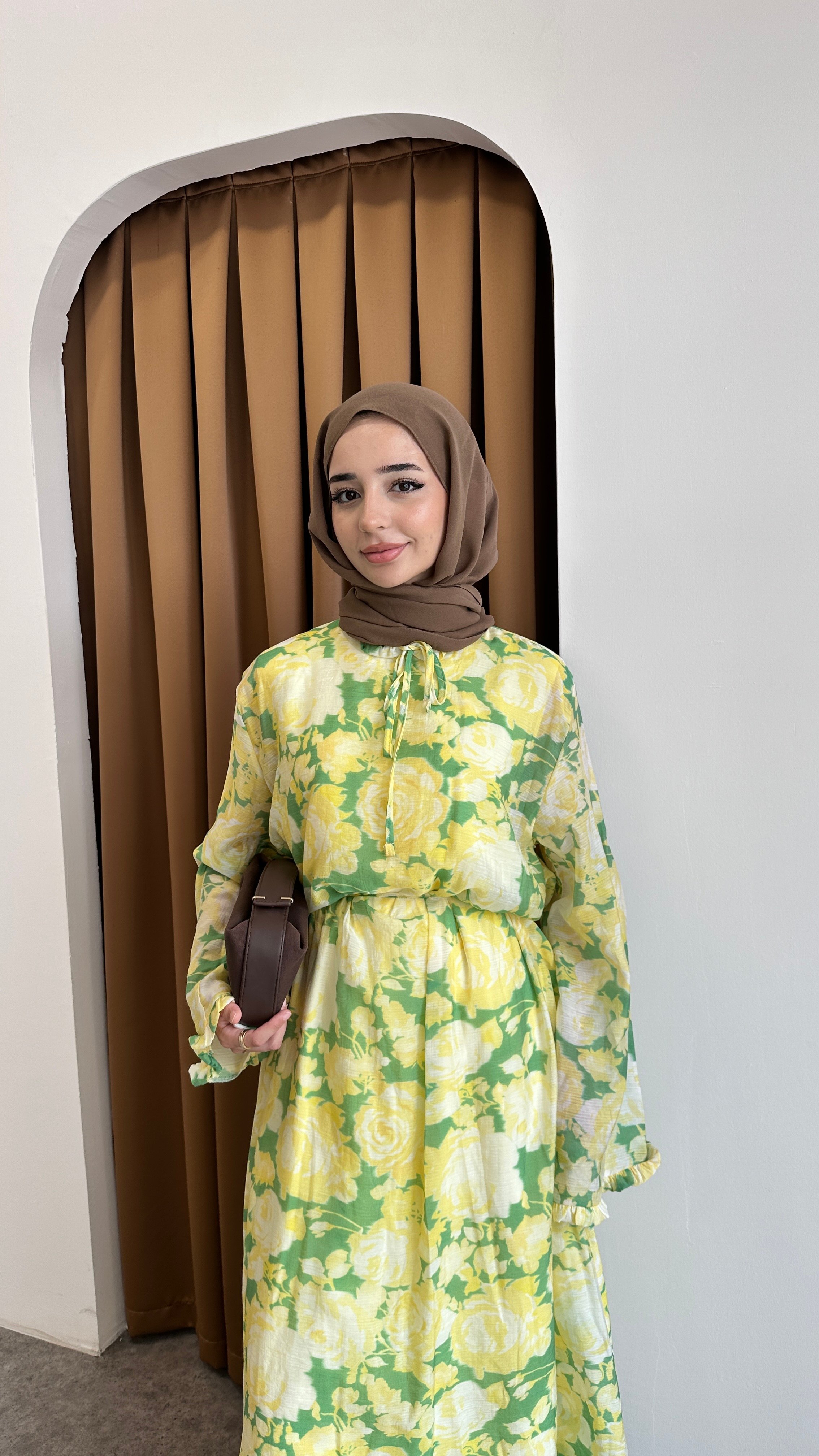 SADE ÇİÇEK ELBİSE - BENETTON