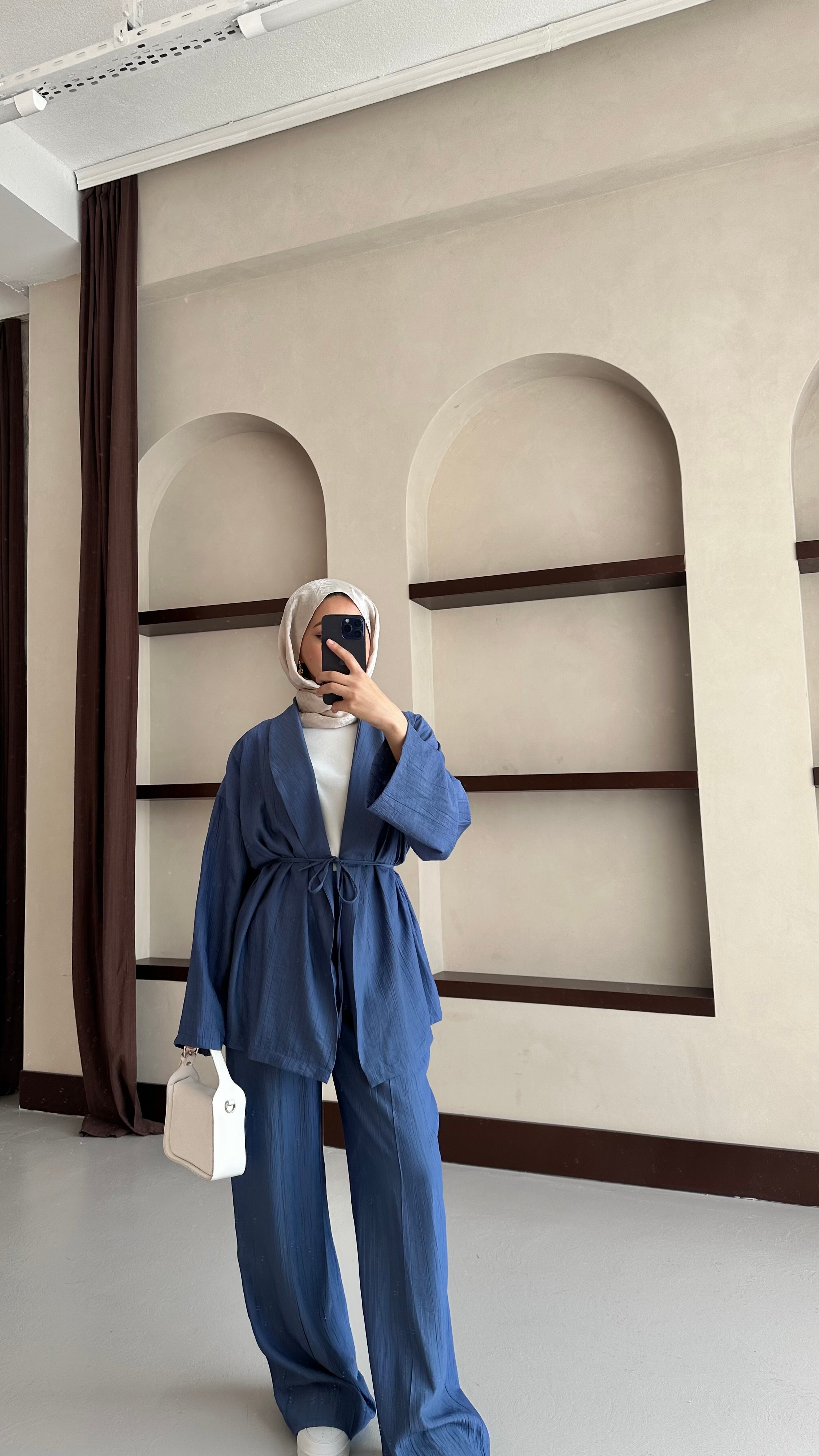 Luna Oversize Takım - Lacivert