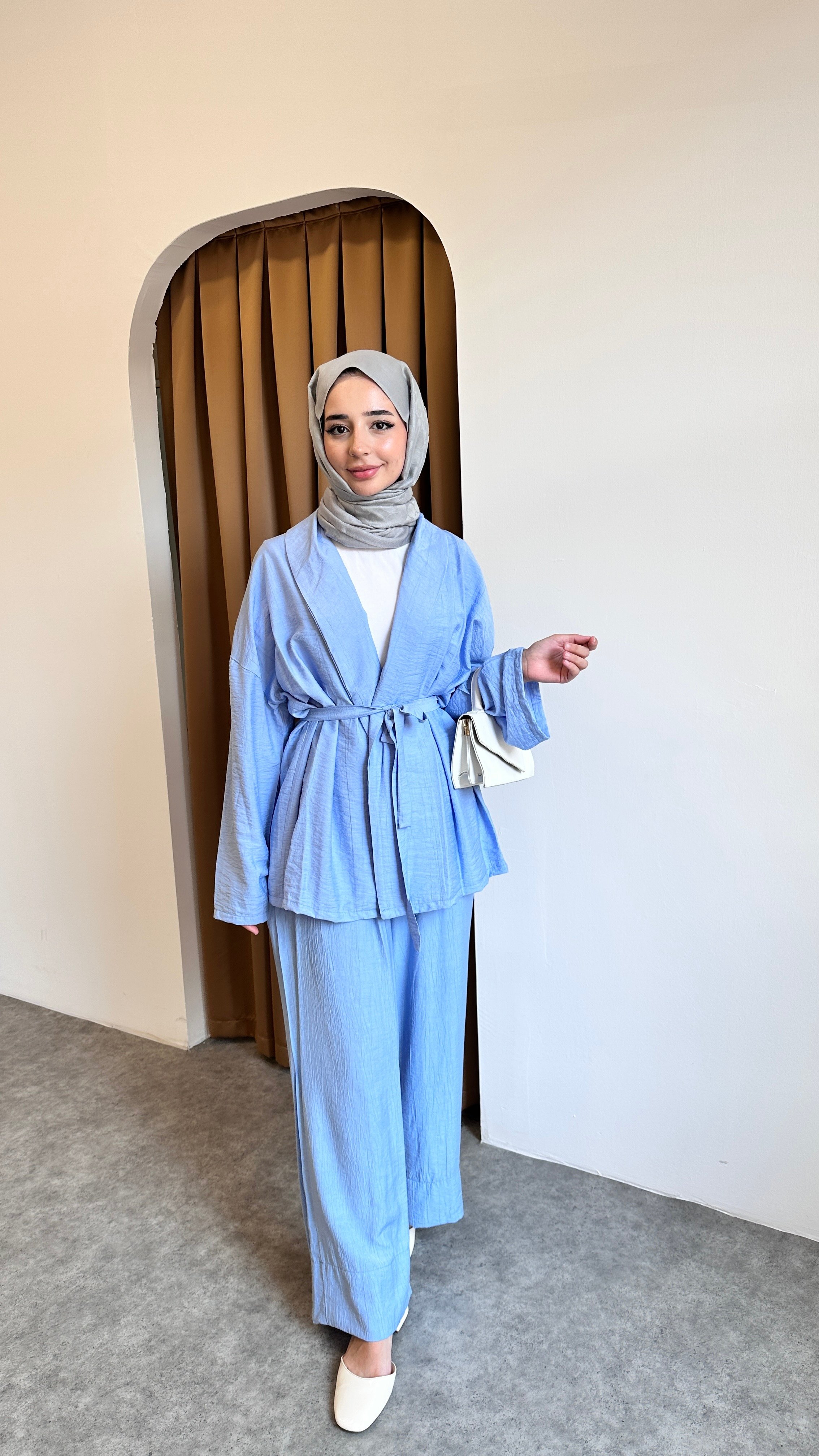 Mira kimono takım - Mavi