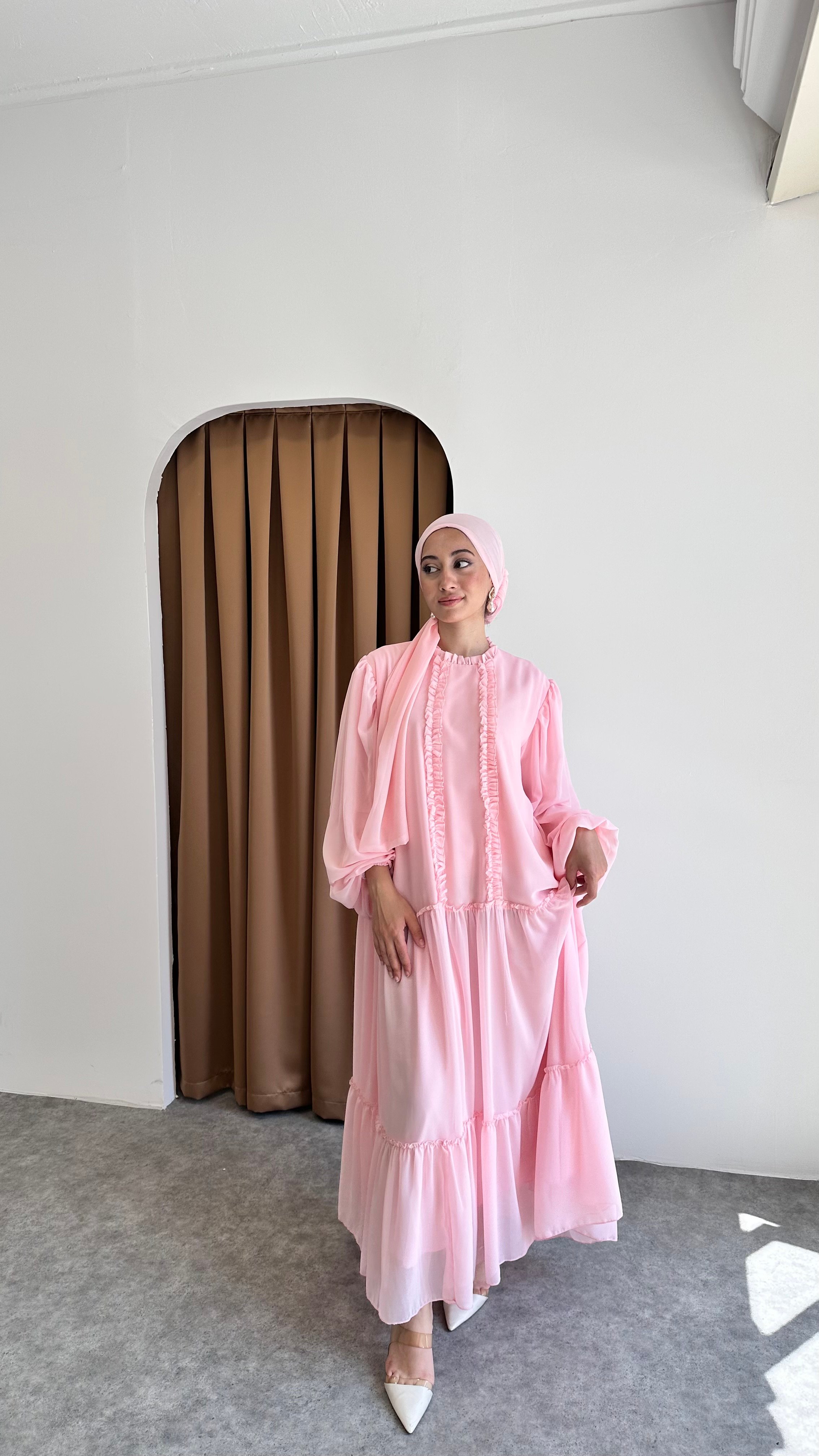 Lalin elbise - Pembe