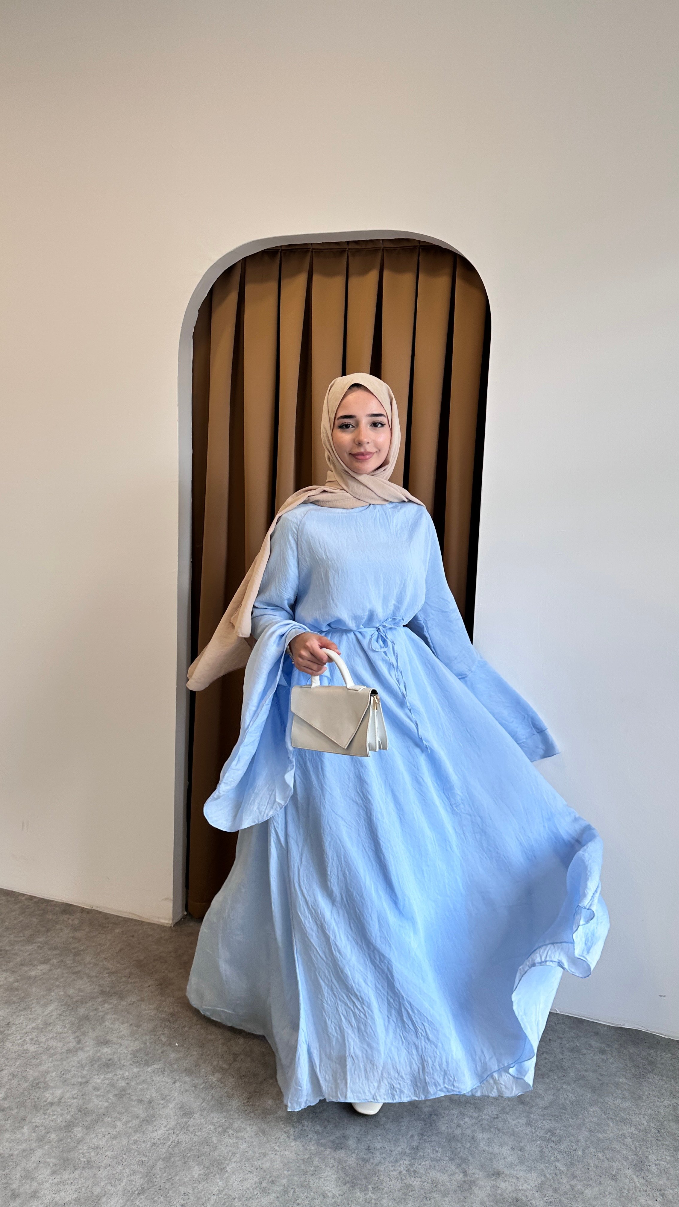 Balon kol elbise - Mavii