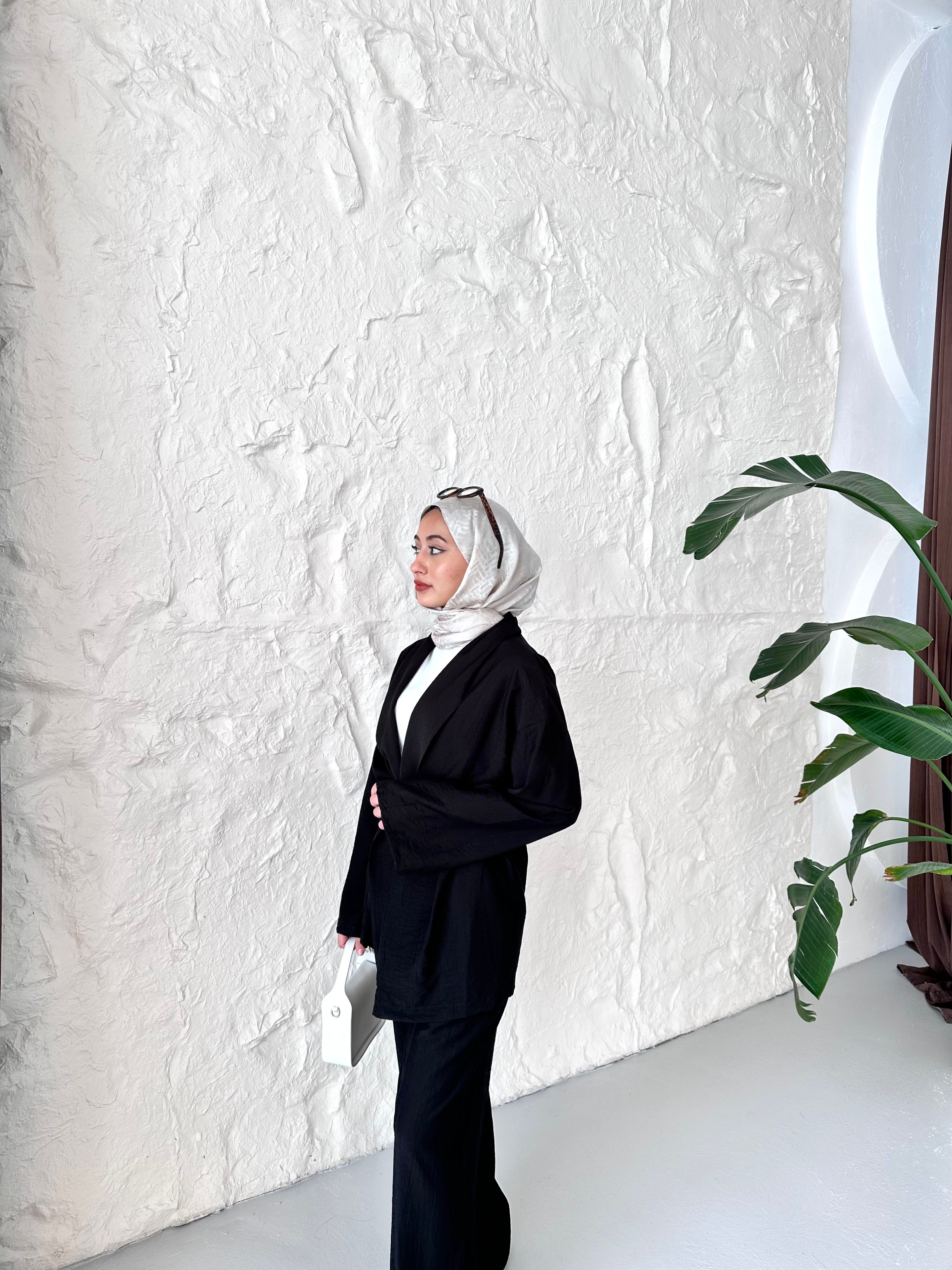 Luna Oversize Takım - Siyah