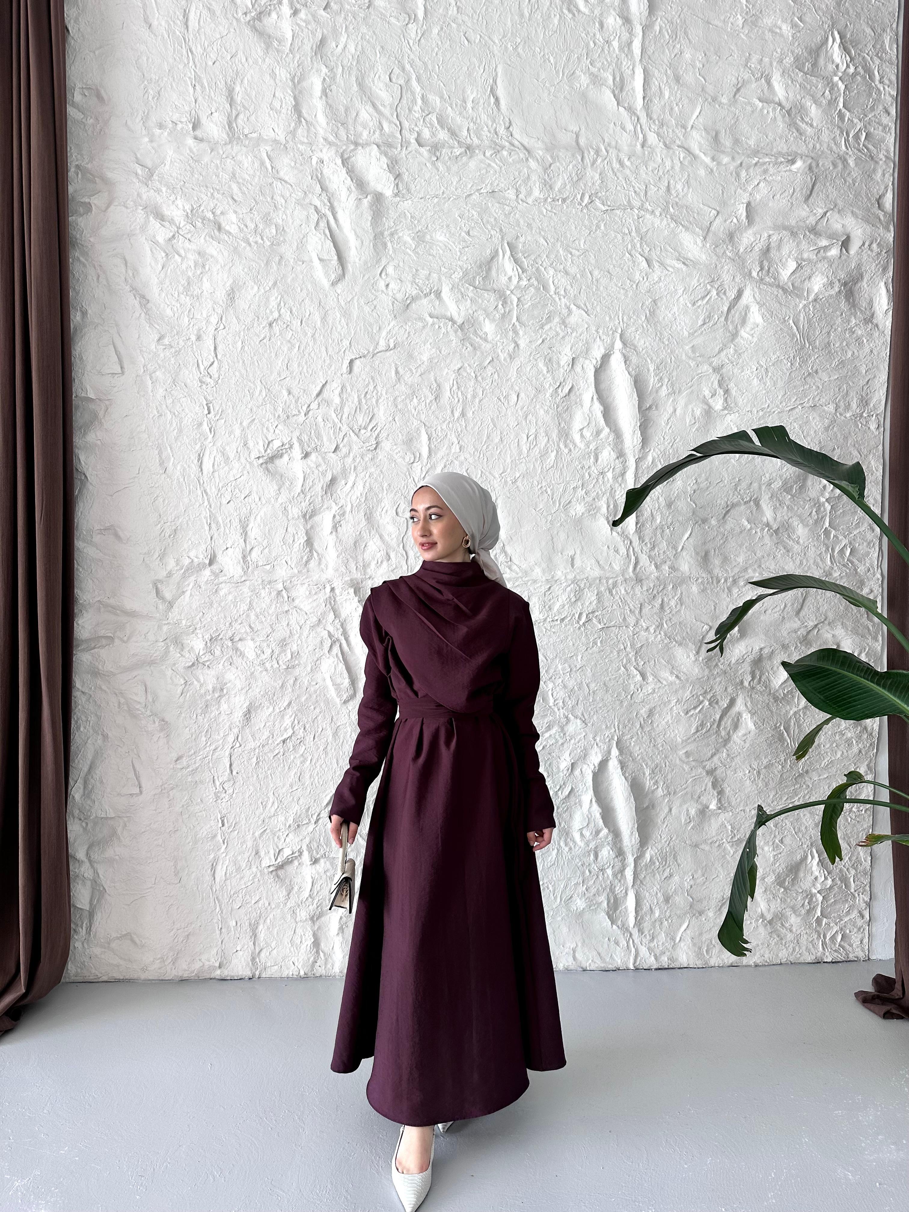 Minimal Şıklık Elbise - Bordoo