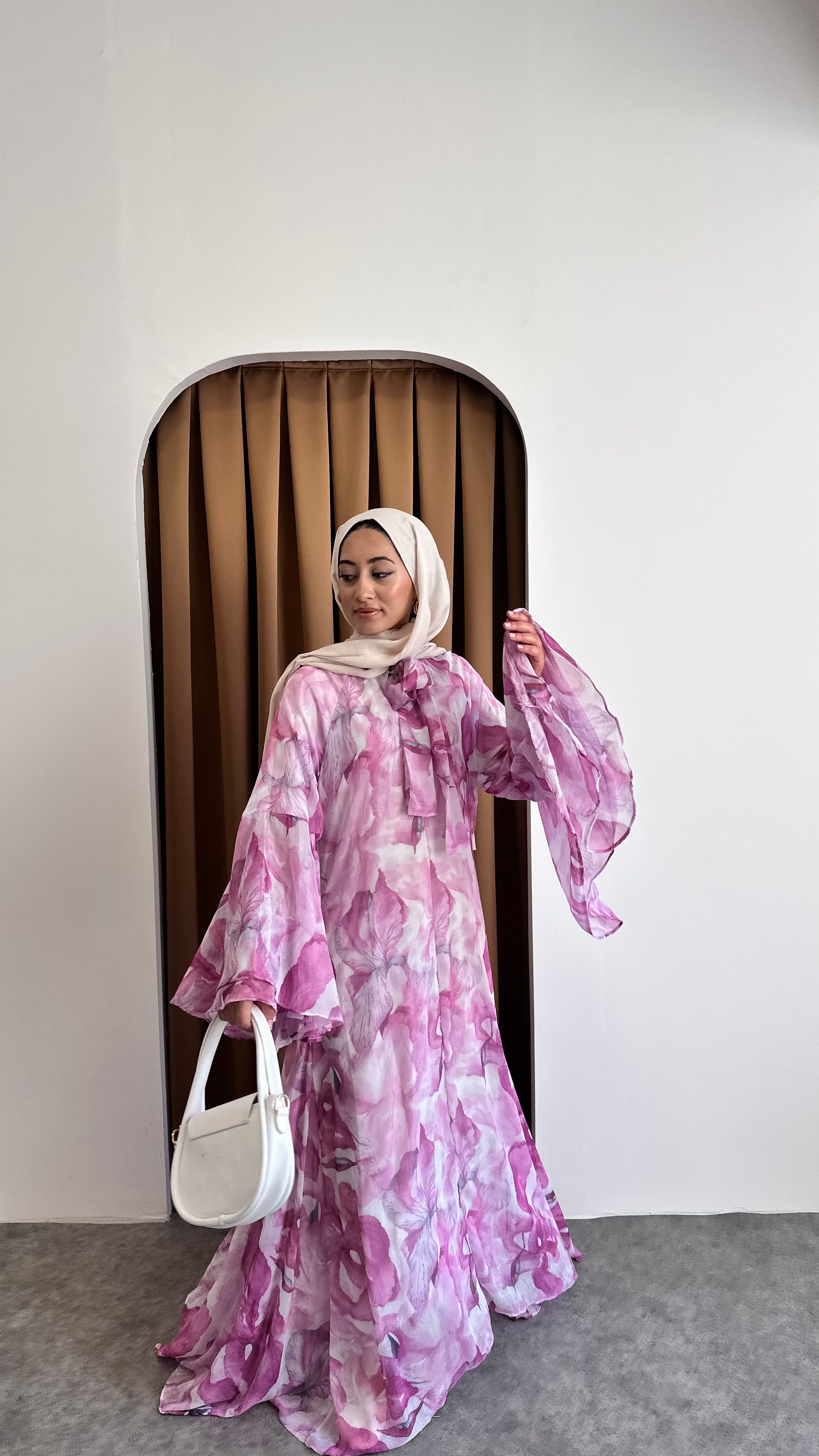 ŞİFON ELBİSE - Pembe