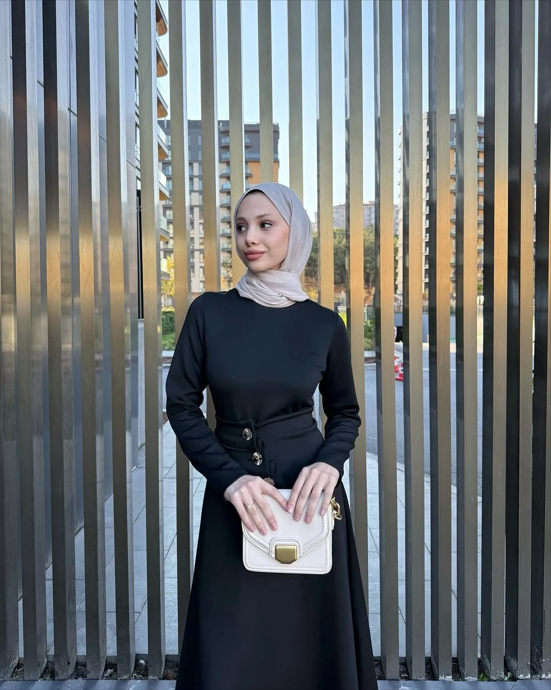 Vera Premium Elbise - Siyah