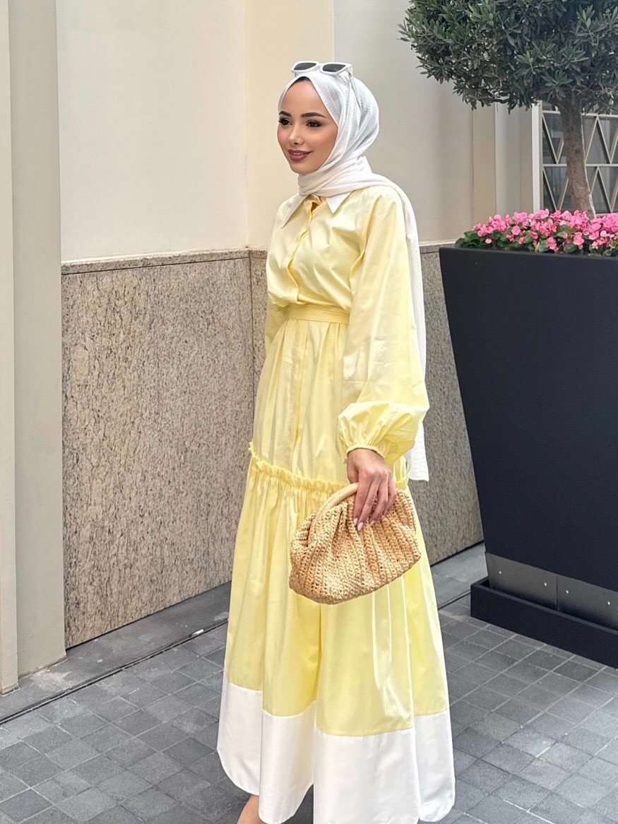 Şule Elbise  - Sarı