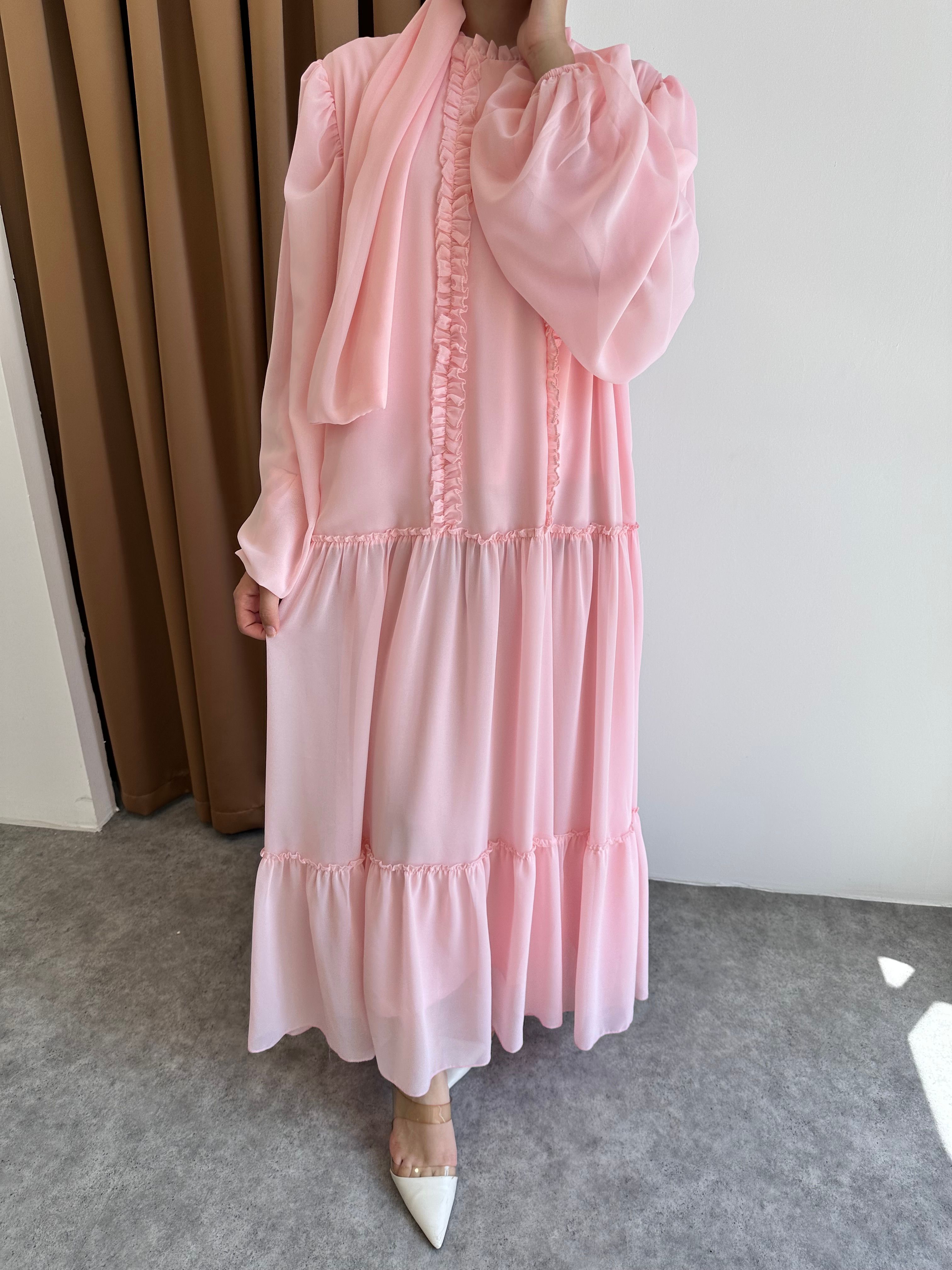 Lalin elbise - Pembe