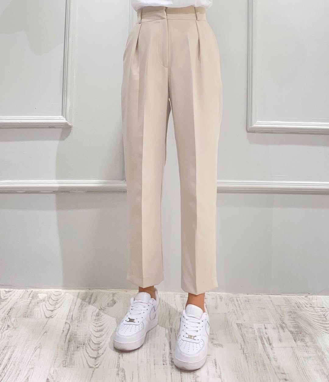 Lina Klasik Pantolon - Bej