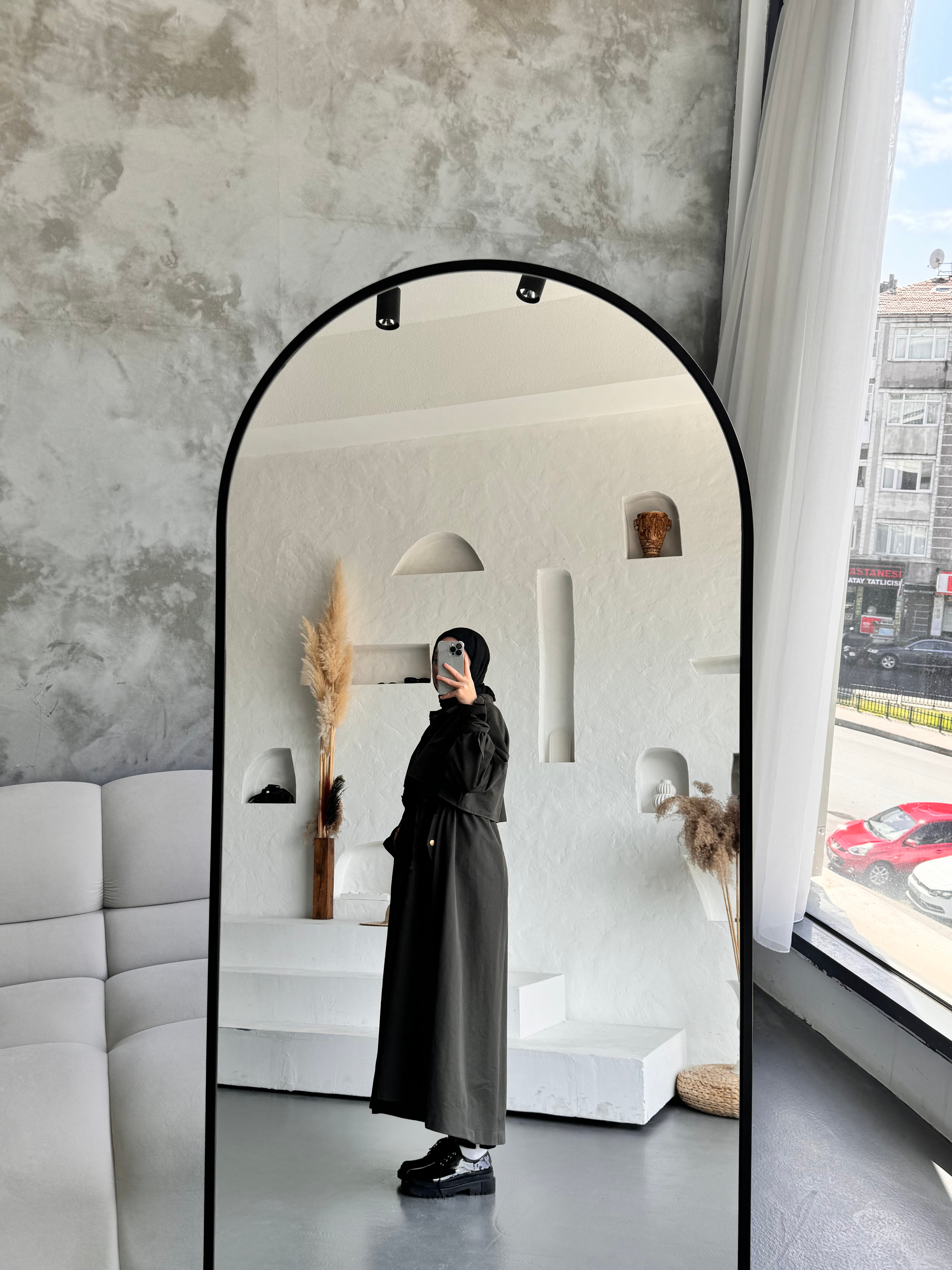Biyeli Trenç - Antrasit