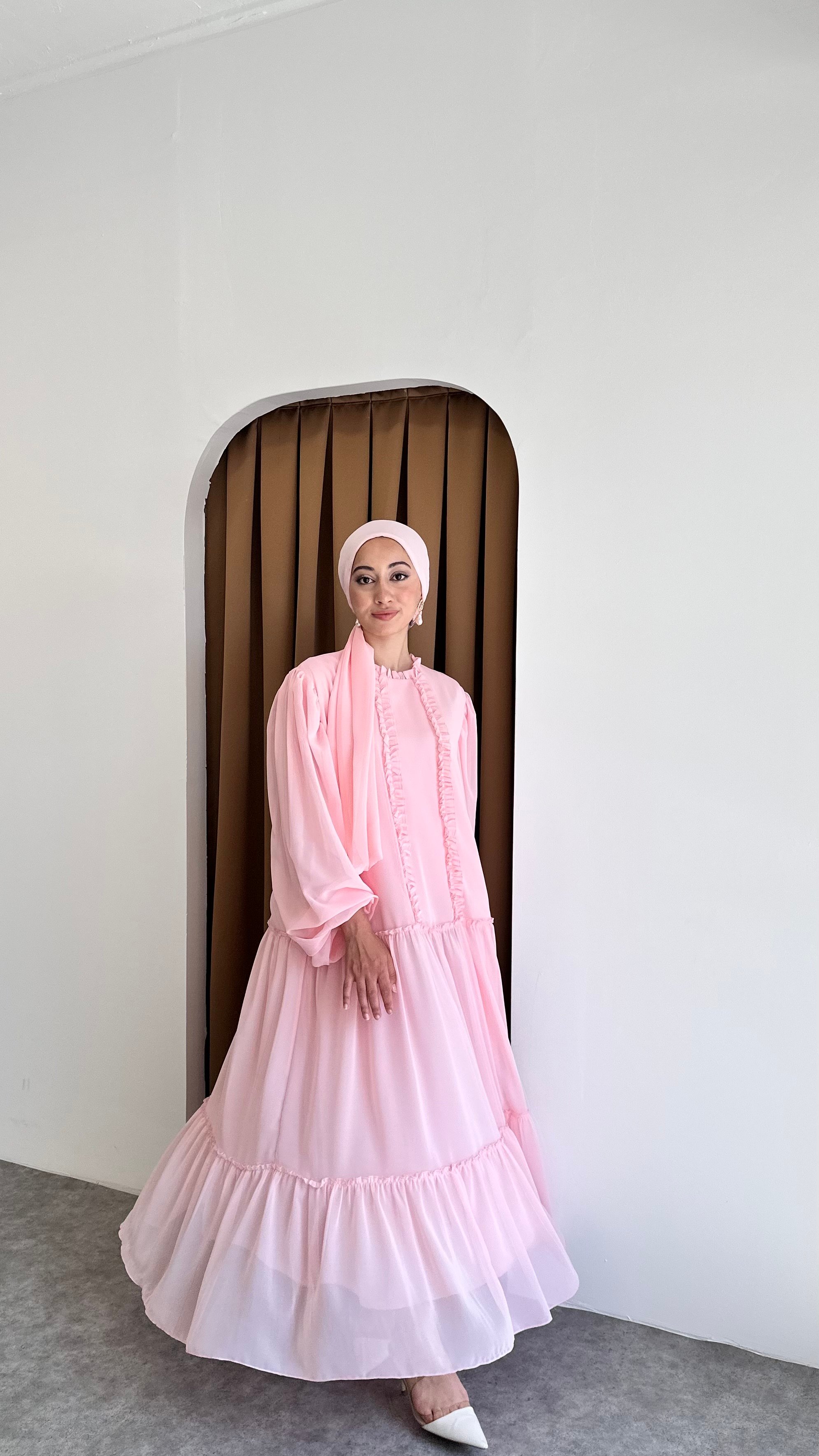 Lalin elbise - Pembe