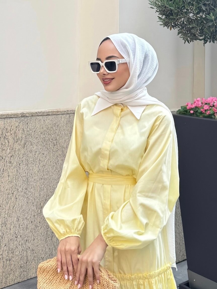 Şule Elbise  - Sarı