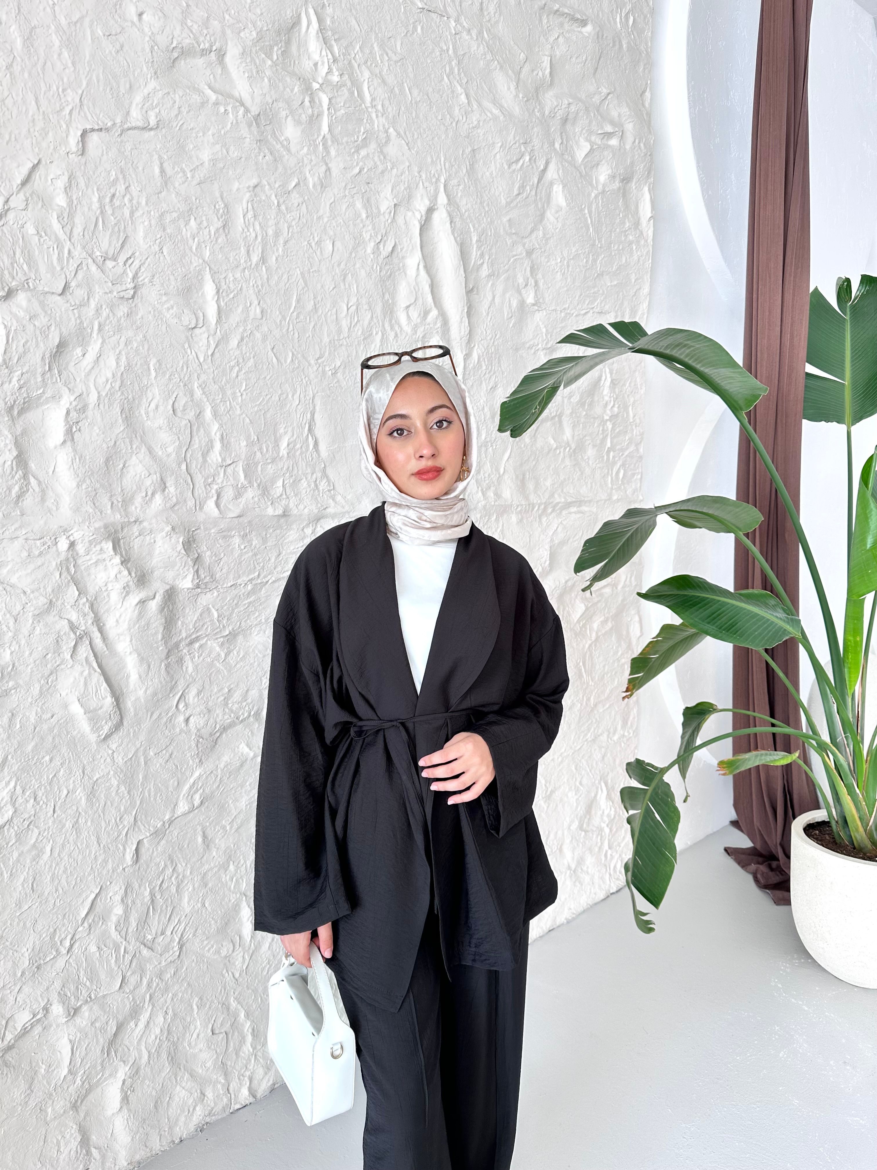 Luna Oversize Takım - Siyah