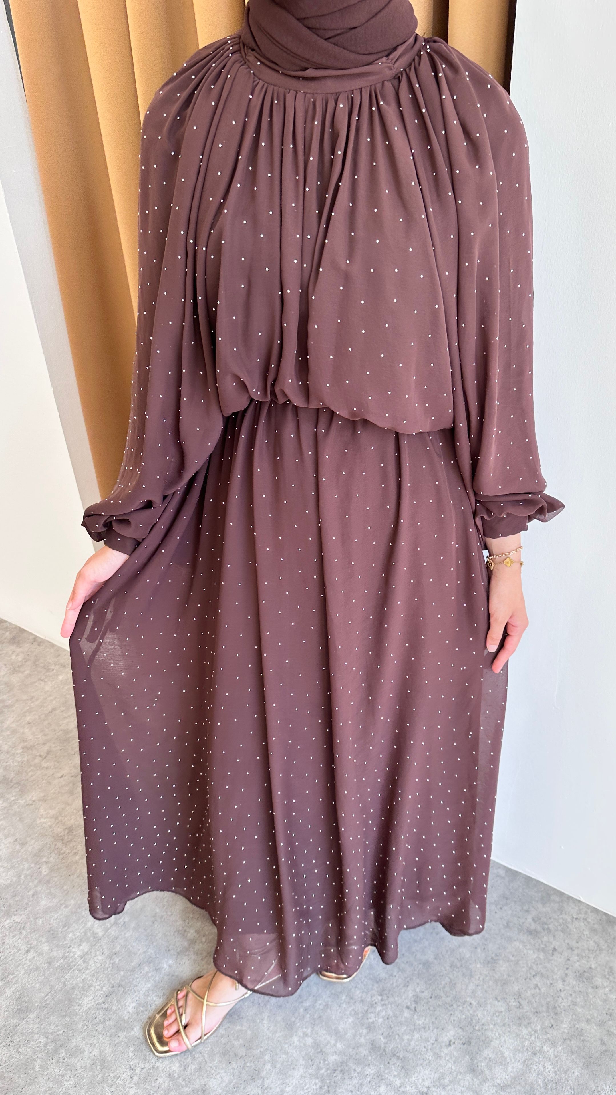 Tuana Taşlı Elbise