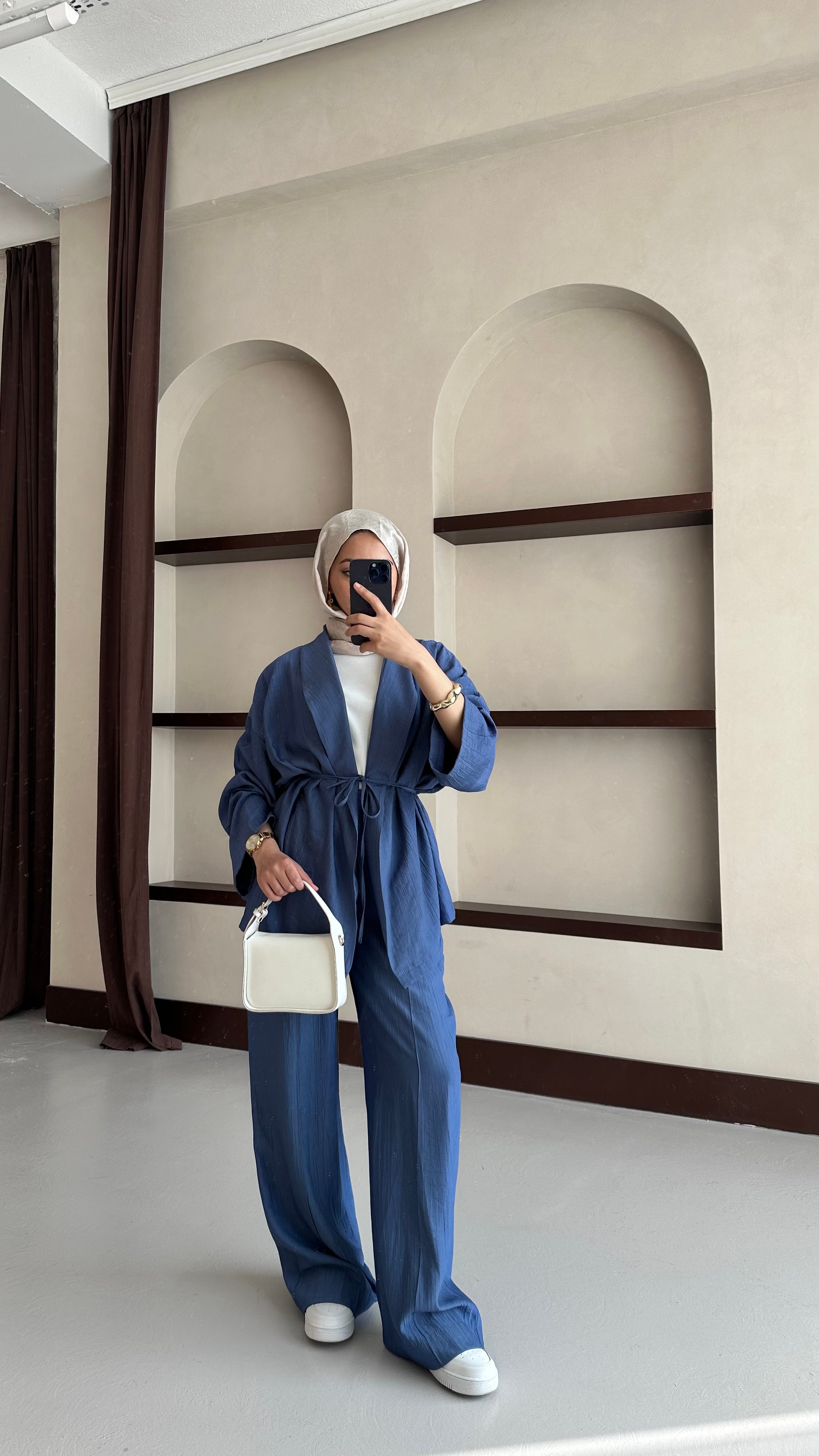 Luna Oversize Takım - Lacivert