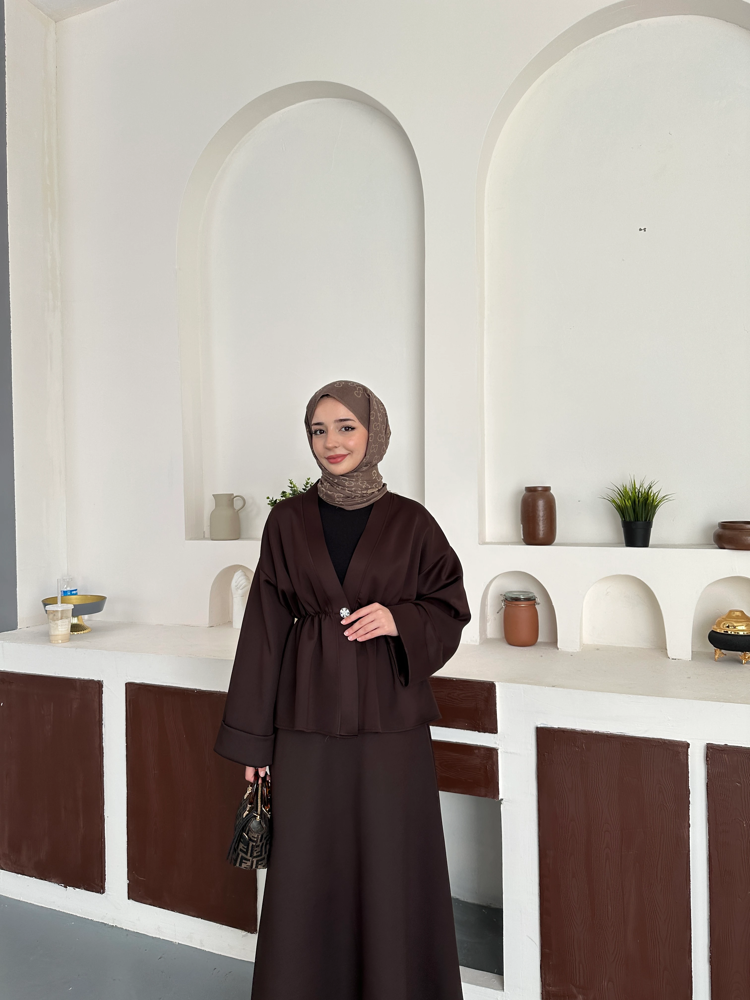 Luna Basic Takım - Kahve