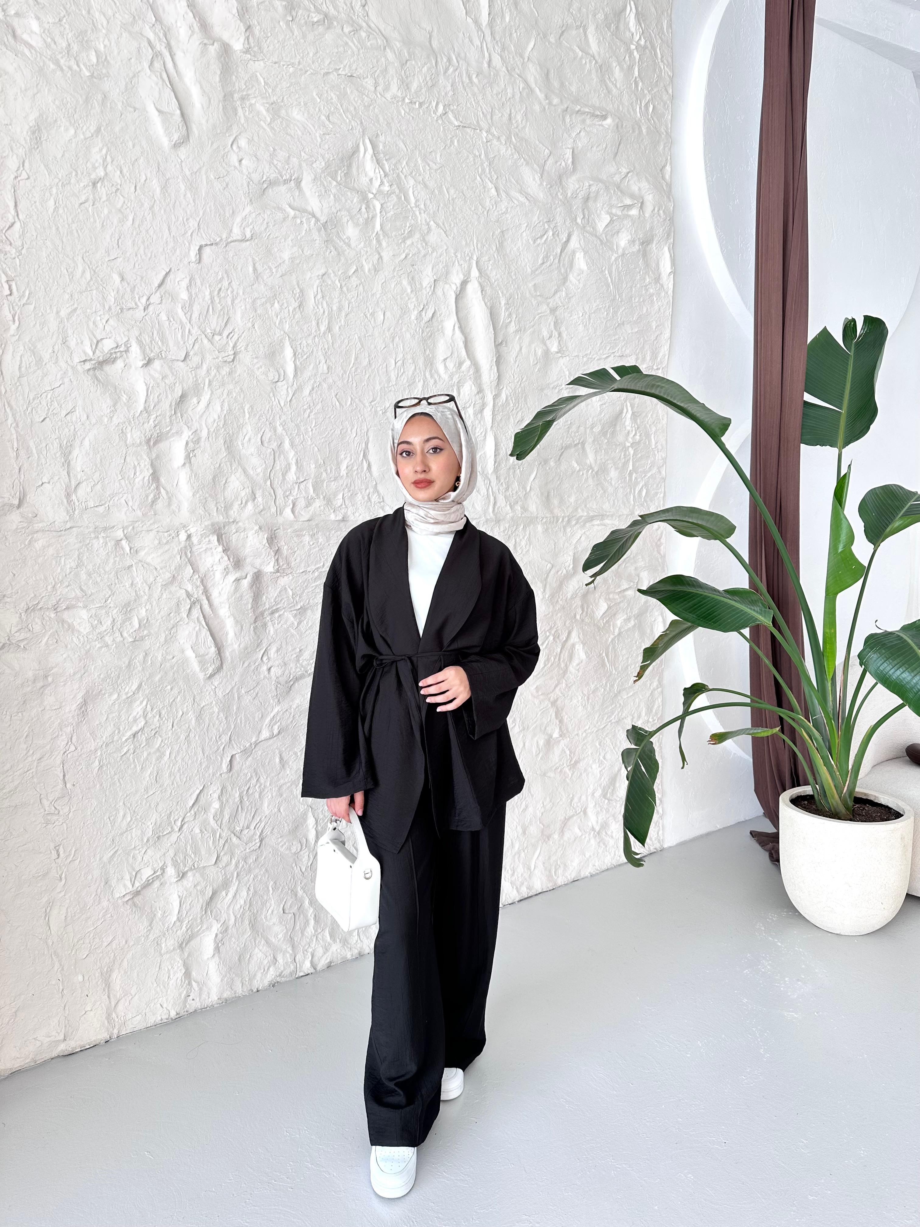 Luna Oversize Takım - Siyah