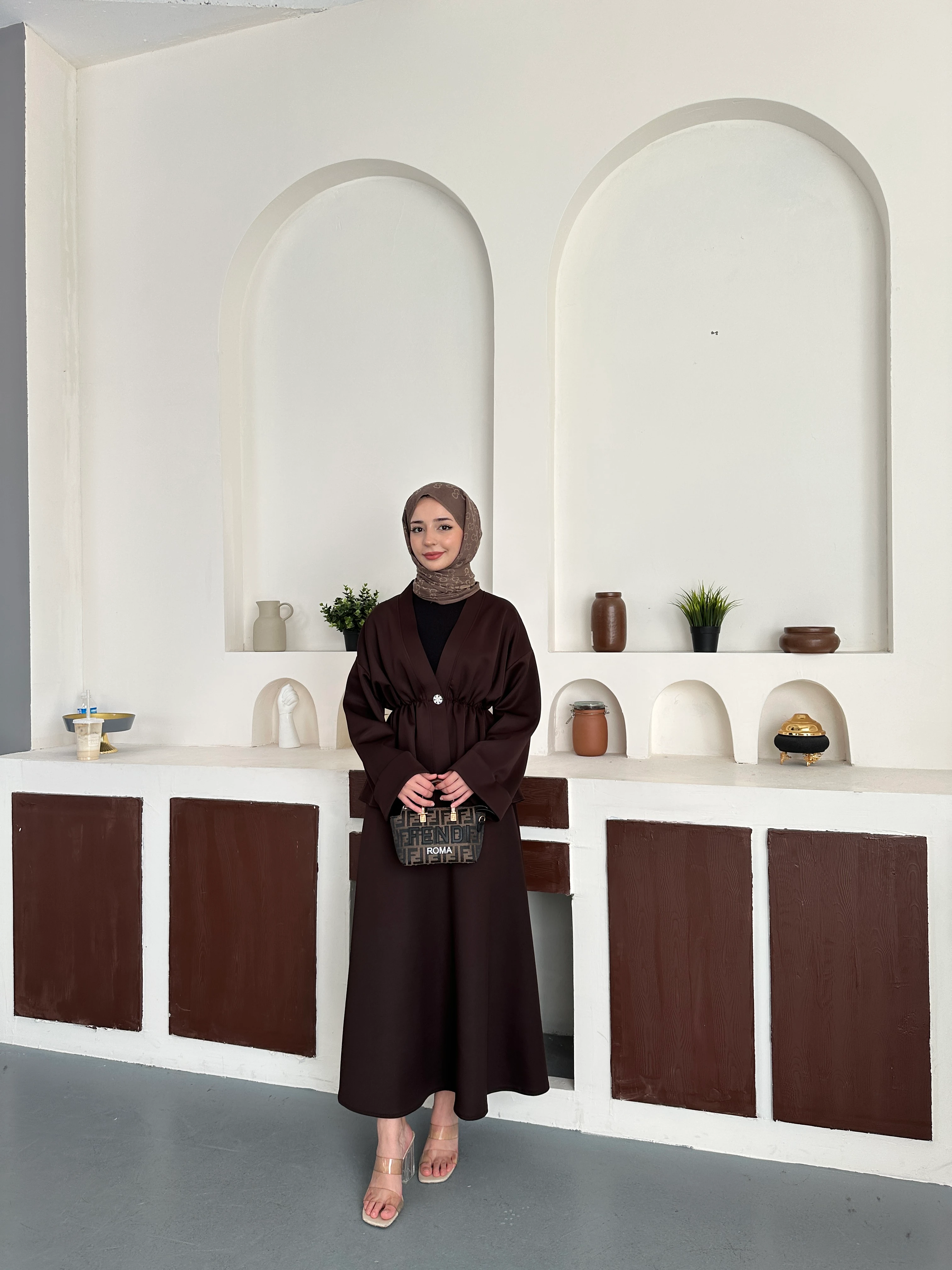 Luna Basic Takım - Kahve