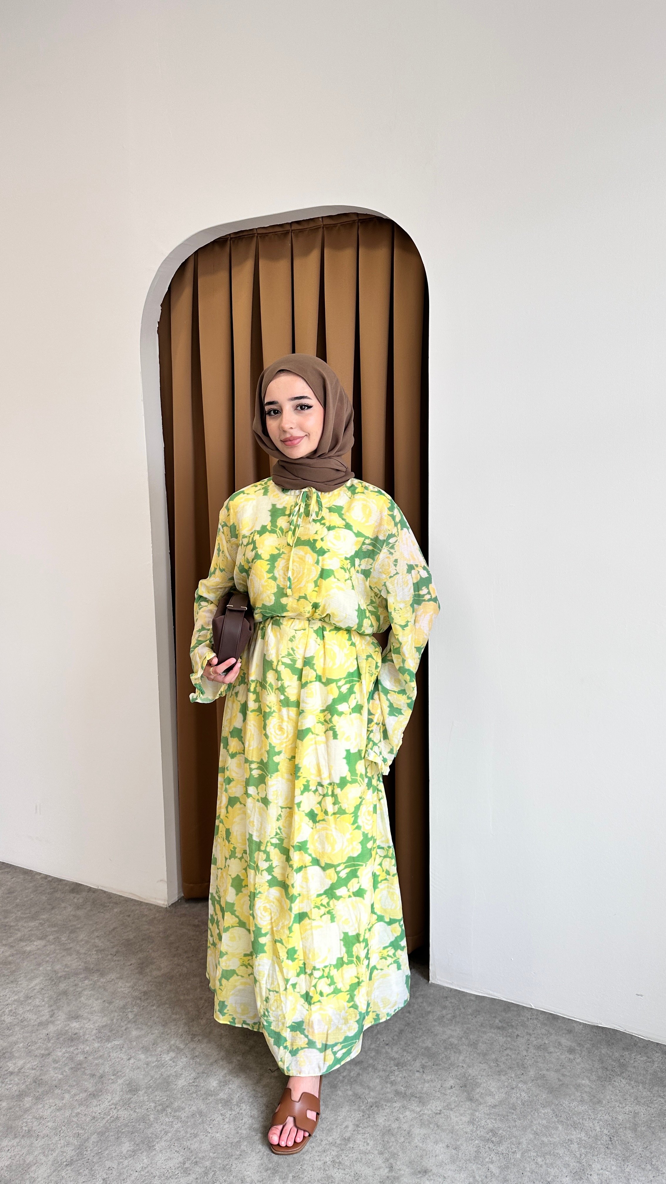 SADE ÇİÇEK ELBİSE - BENETTON