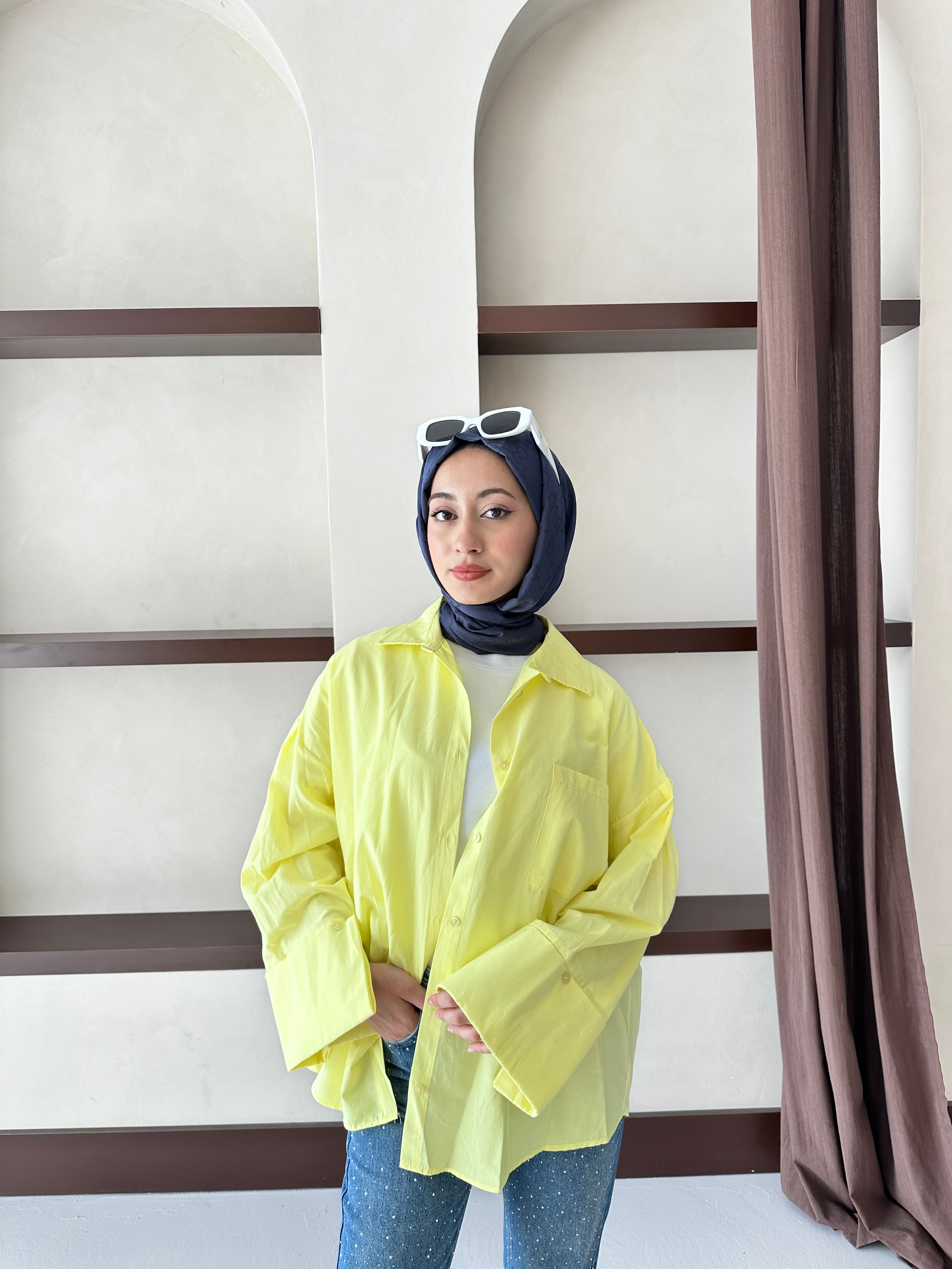 Blazer Gömlek - Sarı