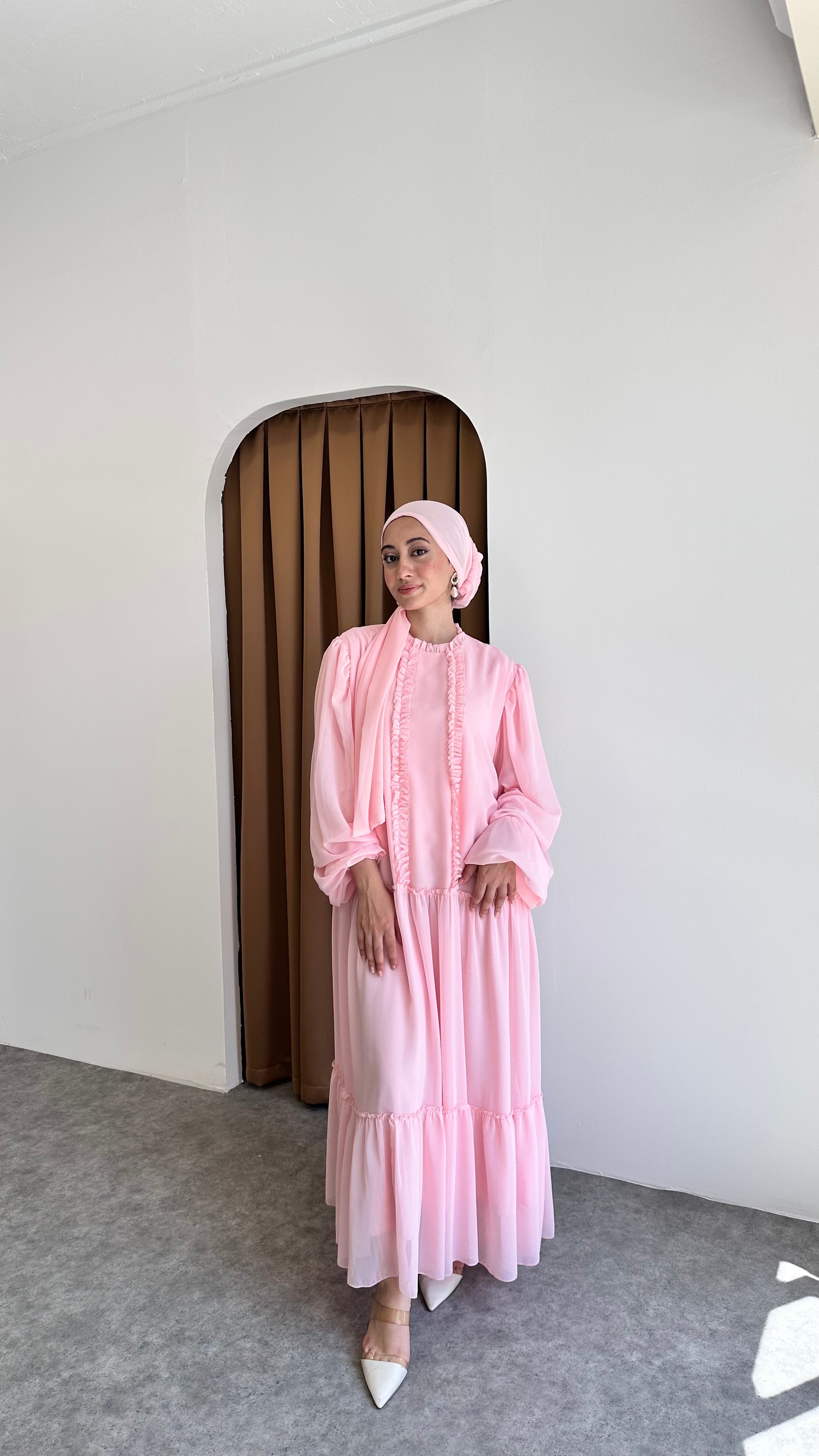 Lalin elbise - Pembe