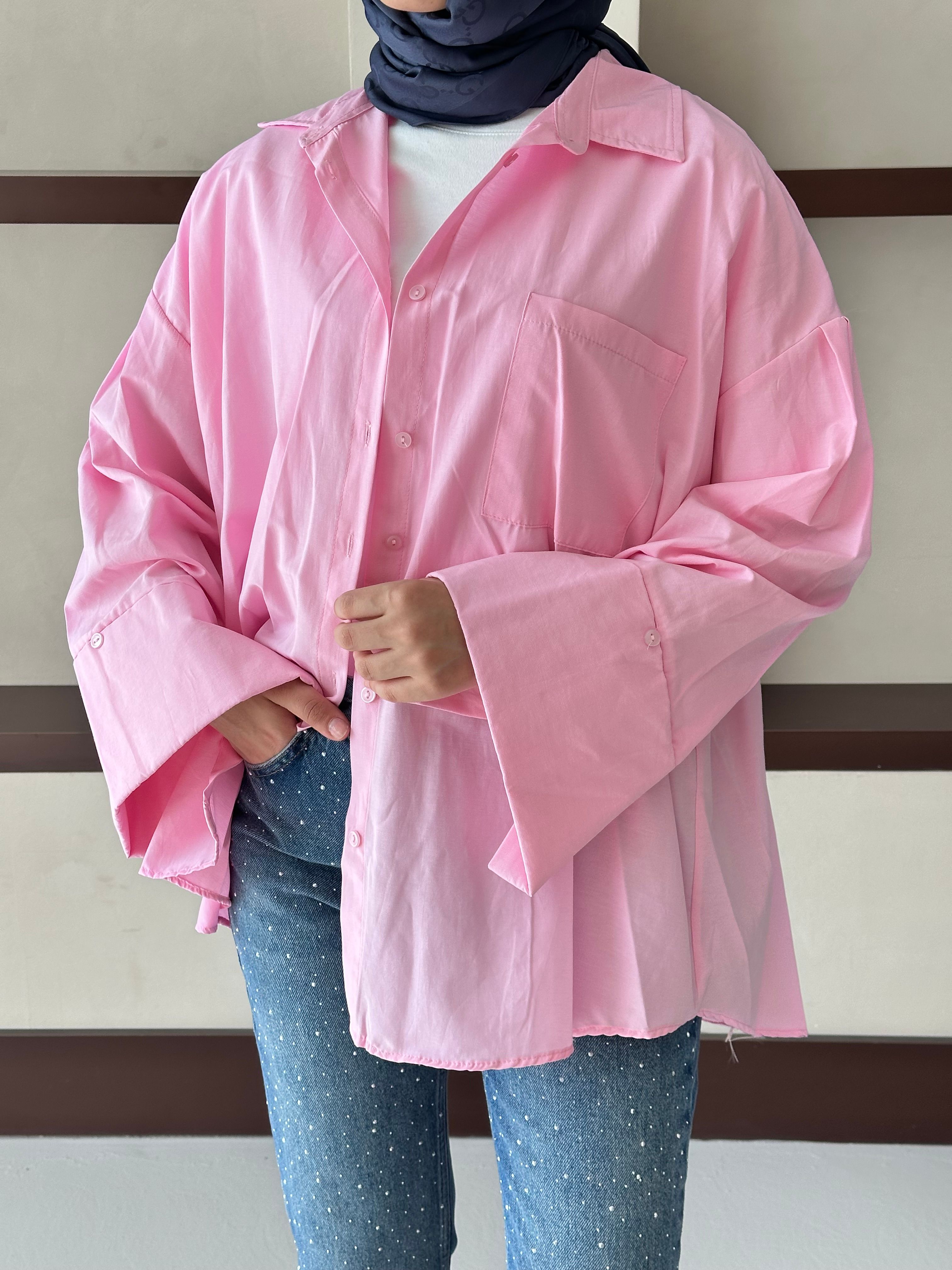 Blazer Gömlek - Pembe