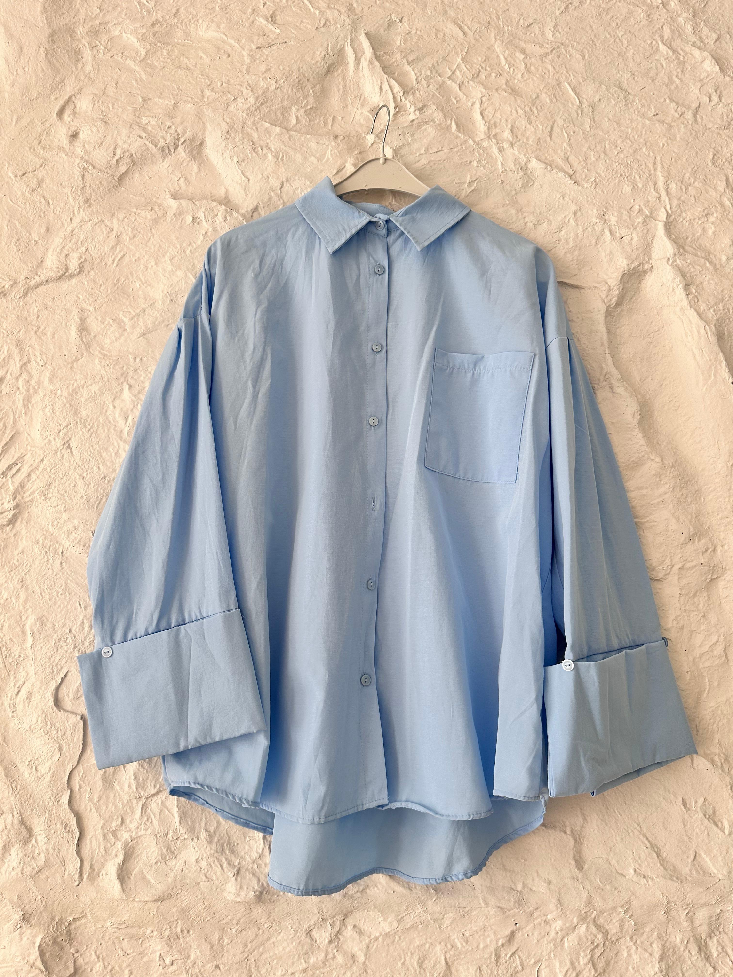 Blazer Gömlek - Mavi