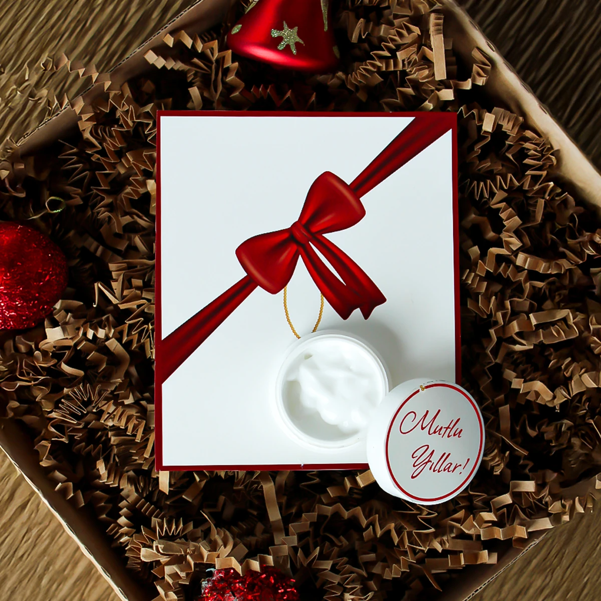 Yılbaşı Temalı Hediyelik Krem Modelleri - Model 5