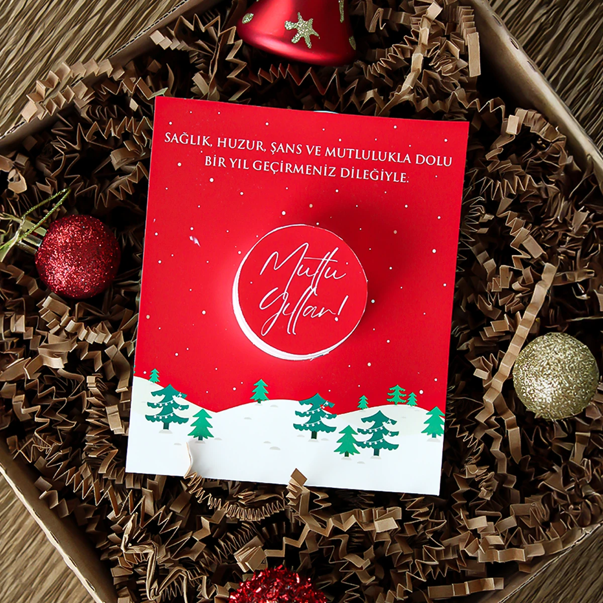 Yılbaşı Temalı Hediyelik Krem Modelleri - Model 2