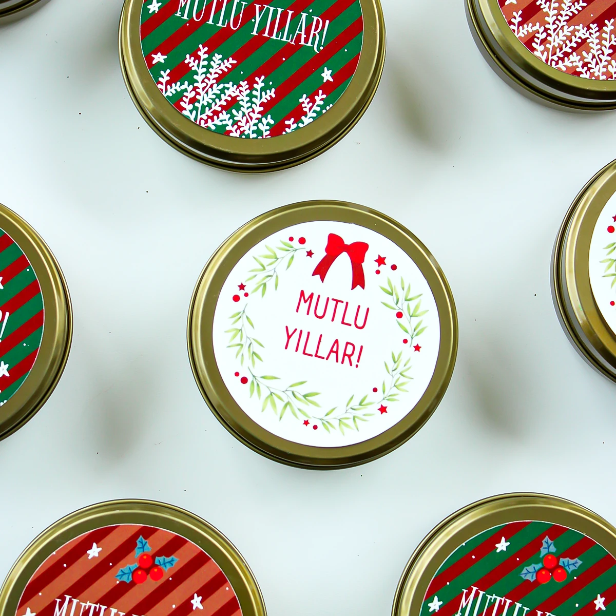 Yılbaşı Hediyesi Kutulu Mum Modelleri - Model 12