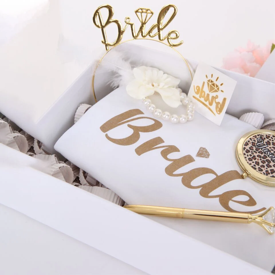 Bride Yazılı Hediye Kutusu Modelleri - Beyaz