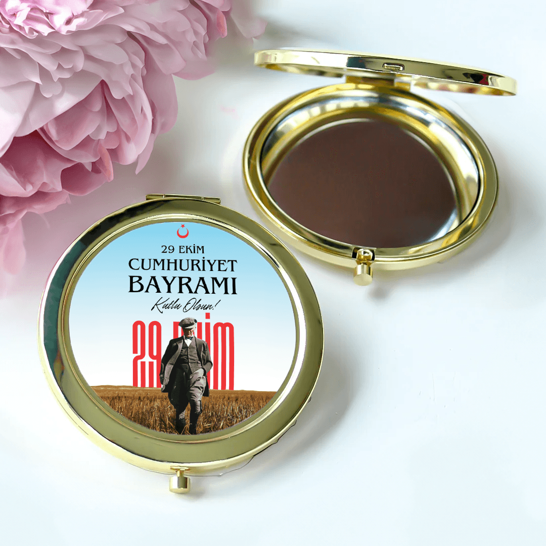 Hediyelik Ayna 29 Ekim Cumhuriyet Bayramı Temalı - Model 5