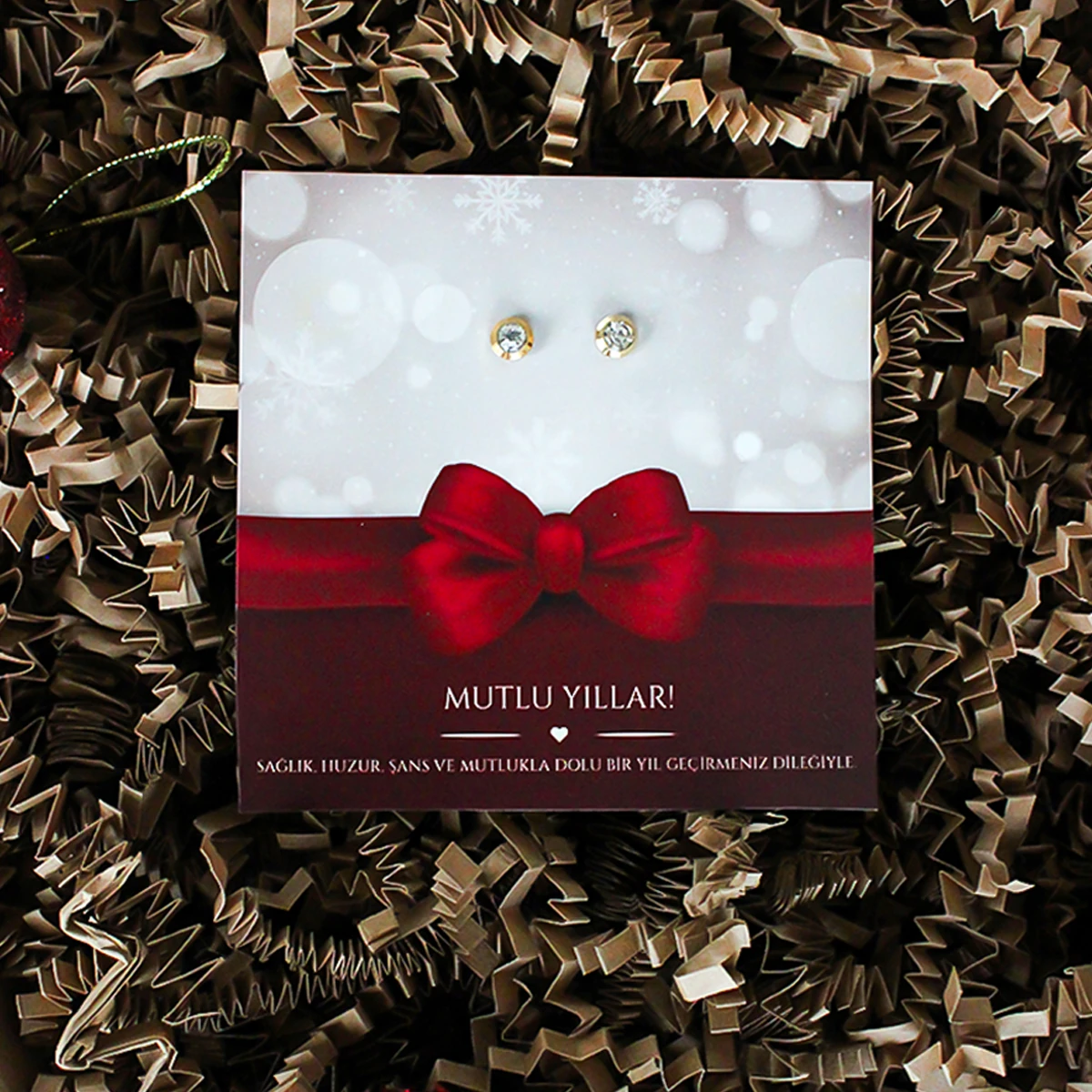 Yılbaşı Temalı Küpe Modelleri - Model 3