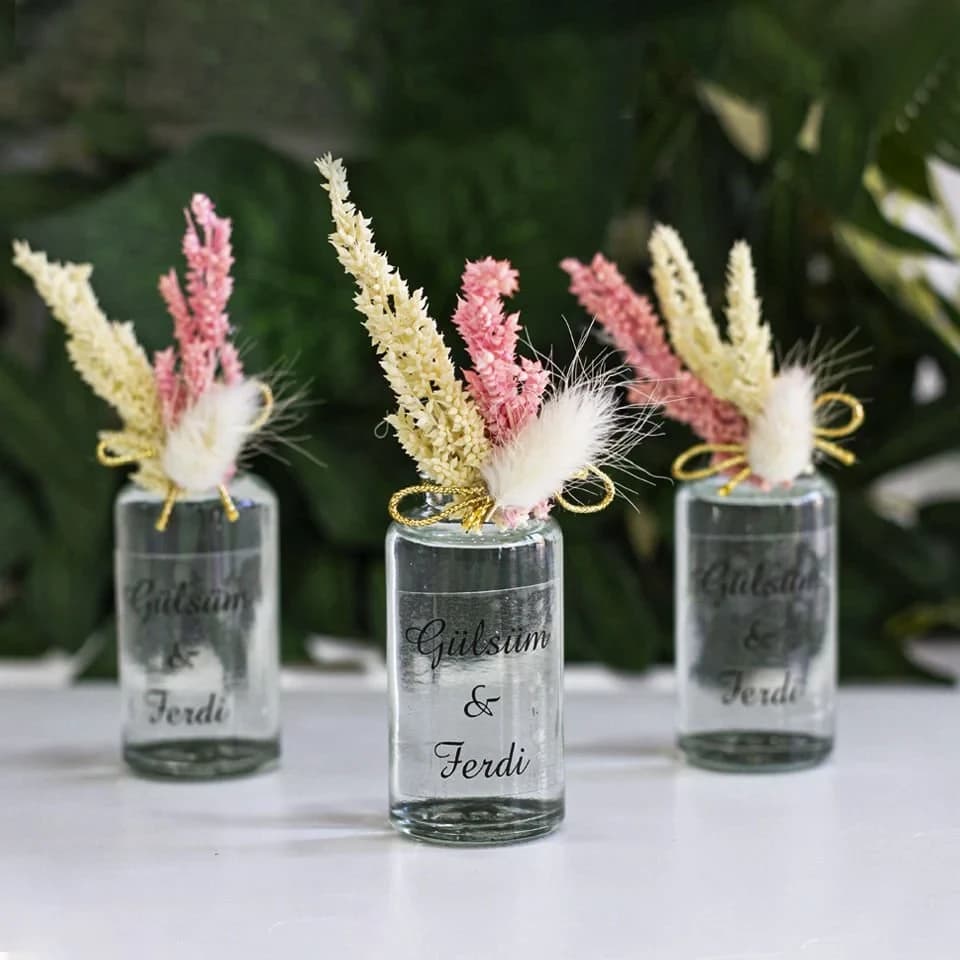 Pembe Pampas Kolonya Şişesi