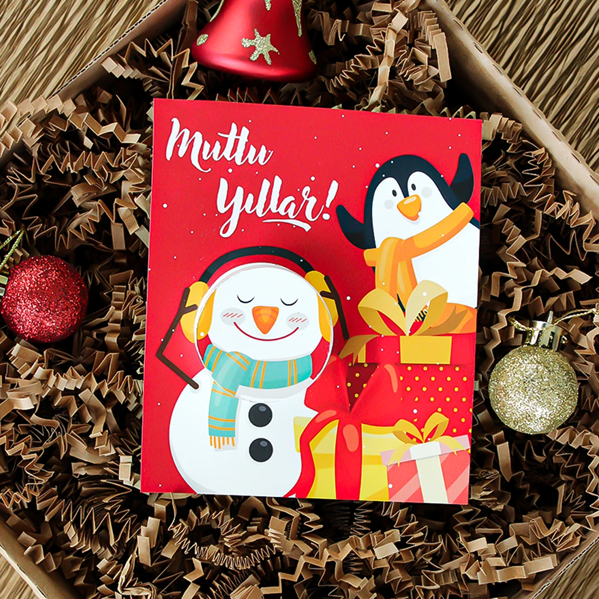 Yılbaşı Temalı Hediyelik Krem Modelleri - Model 6