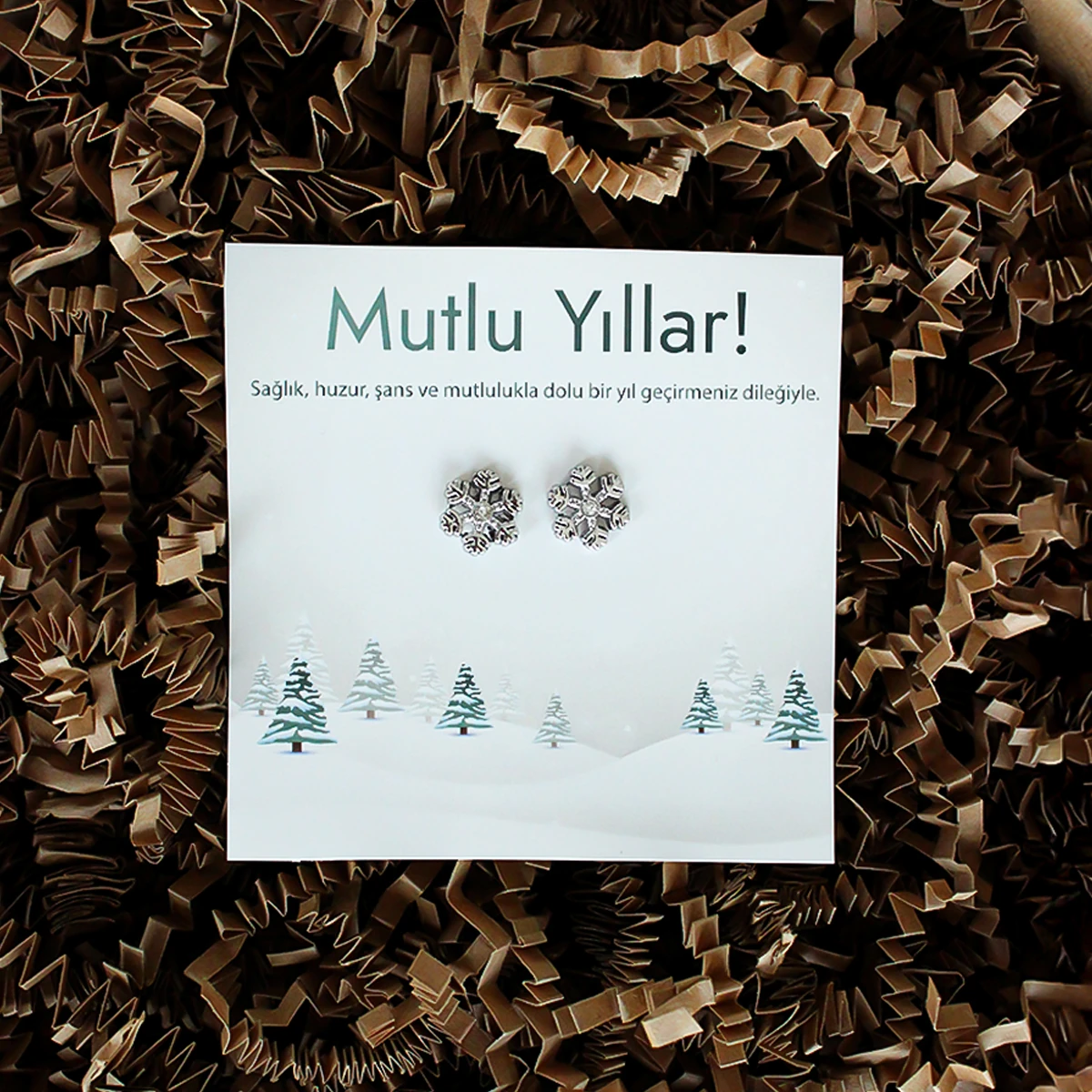 Yılbaşı Temalı Küpe Modelleri - Model 7