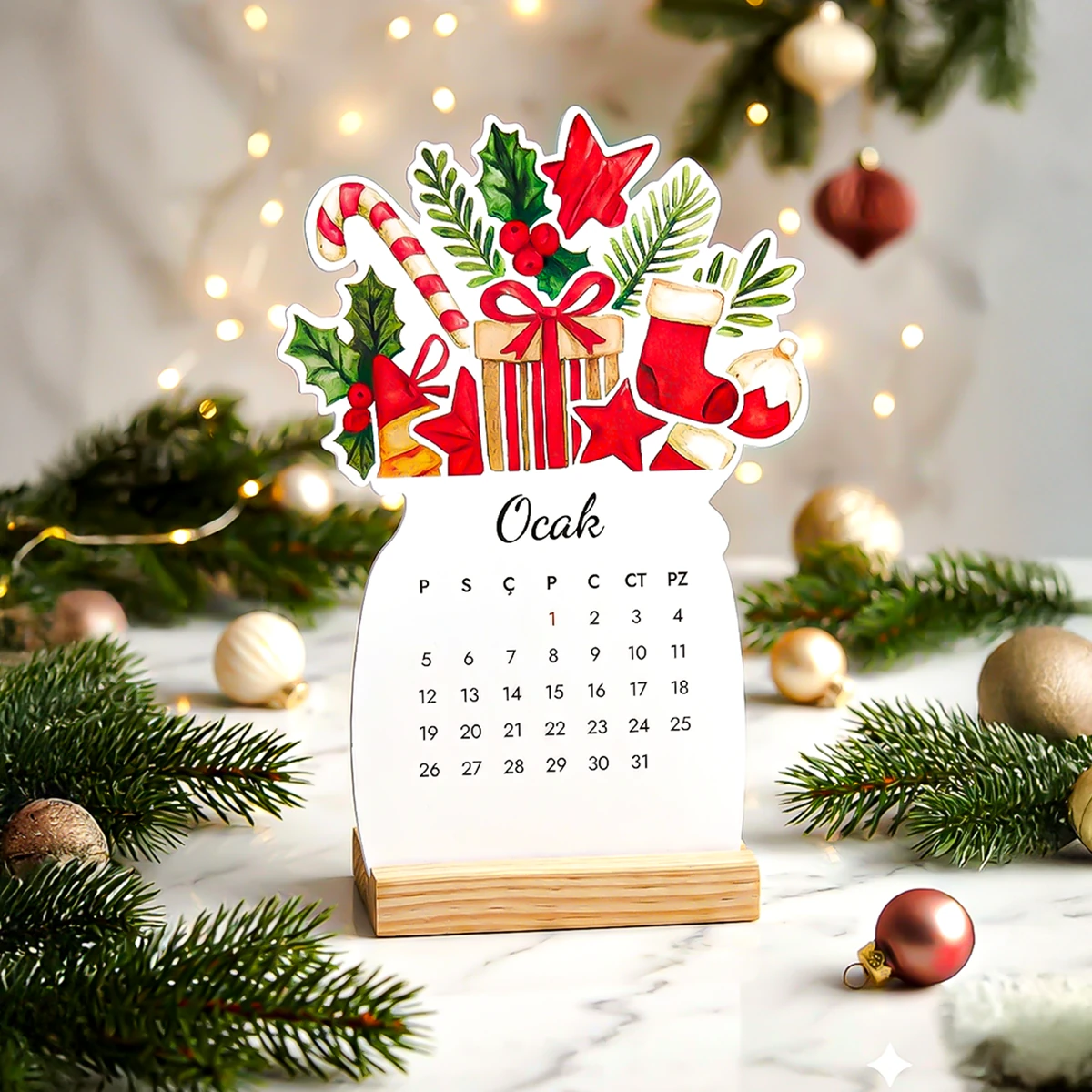 2026 Yeni Yıl Masa Takvimi