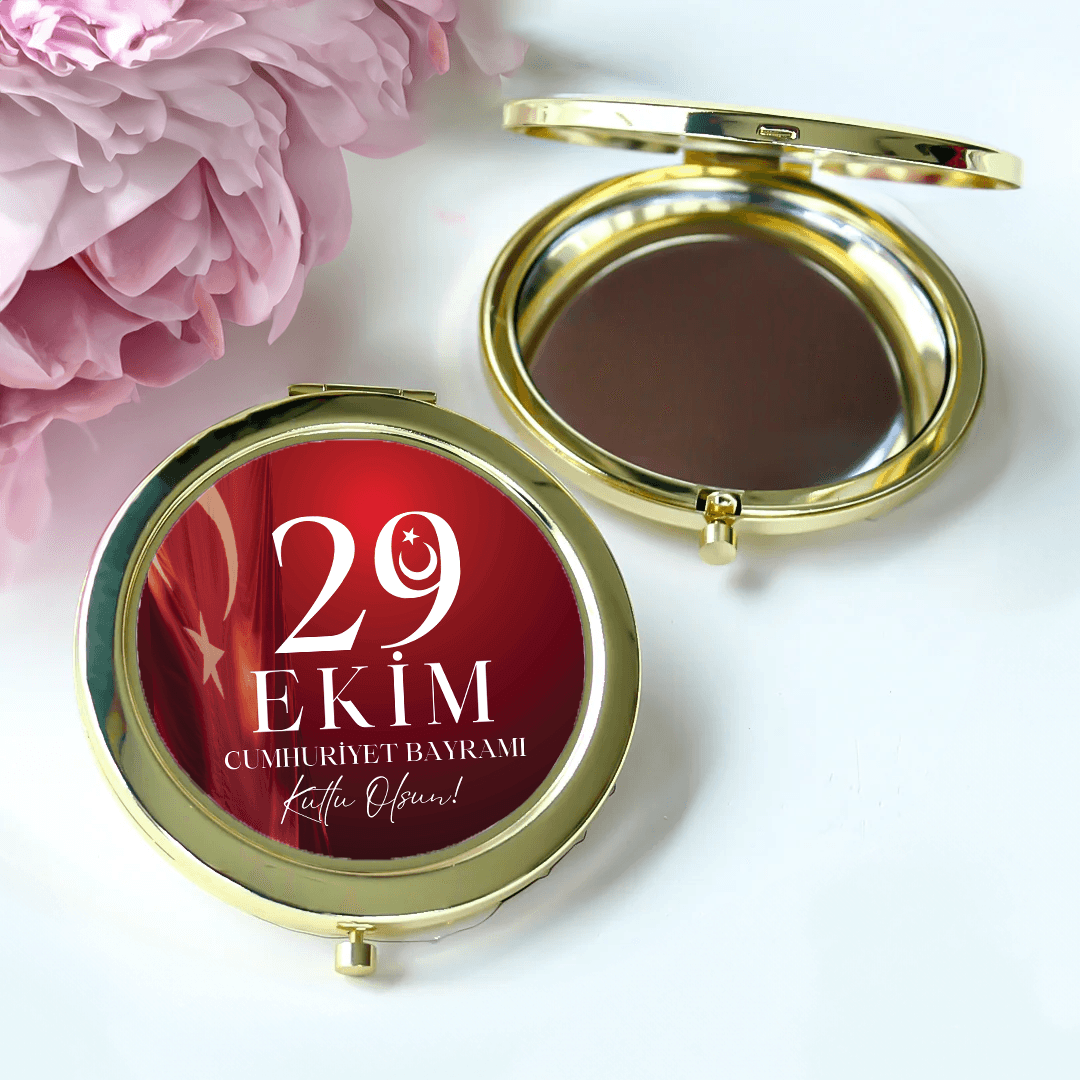 Hediyelik Ayna 29 Ekim Cumhuriyet Bayramı Temalı - Model 2