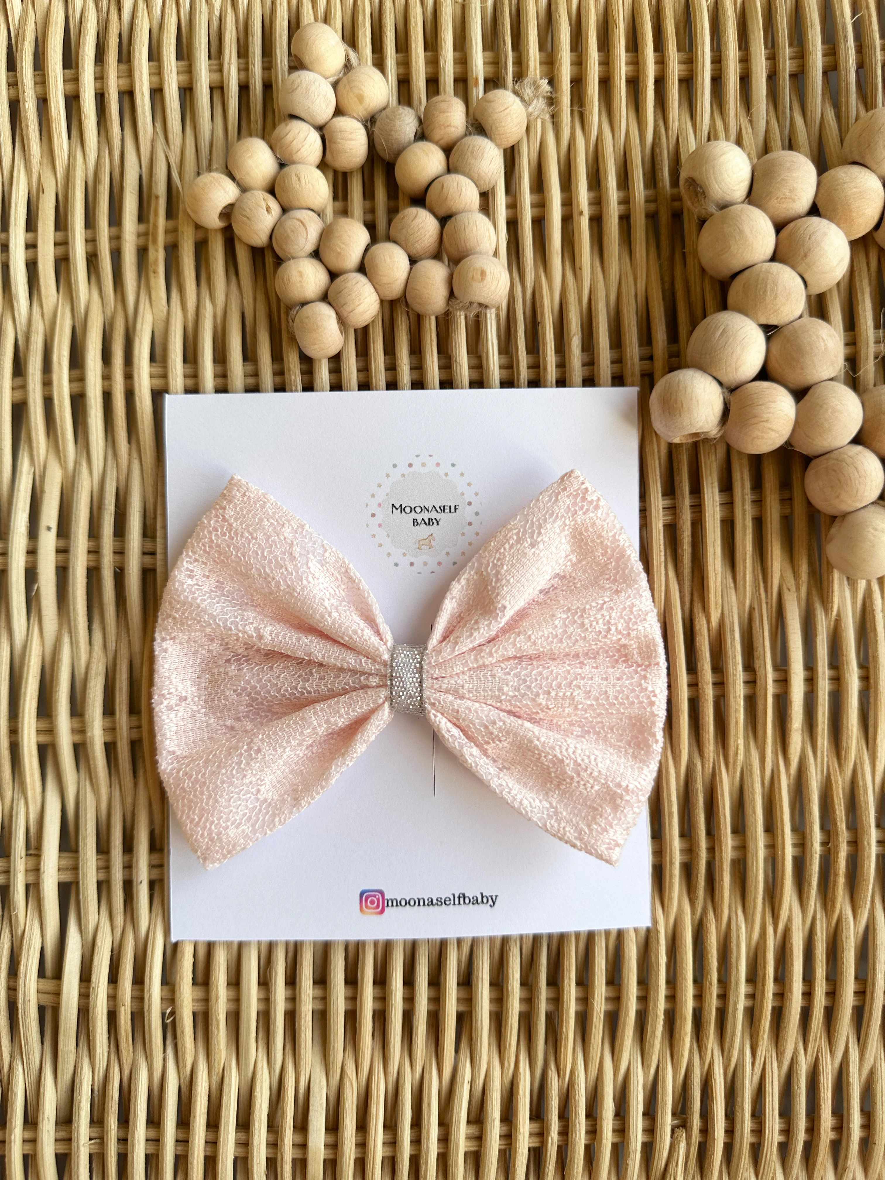 Kız Bebek Lumia  Fiyonk Klipsli Toka