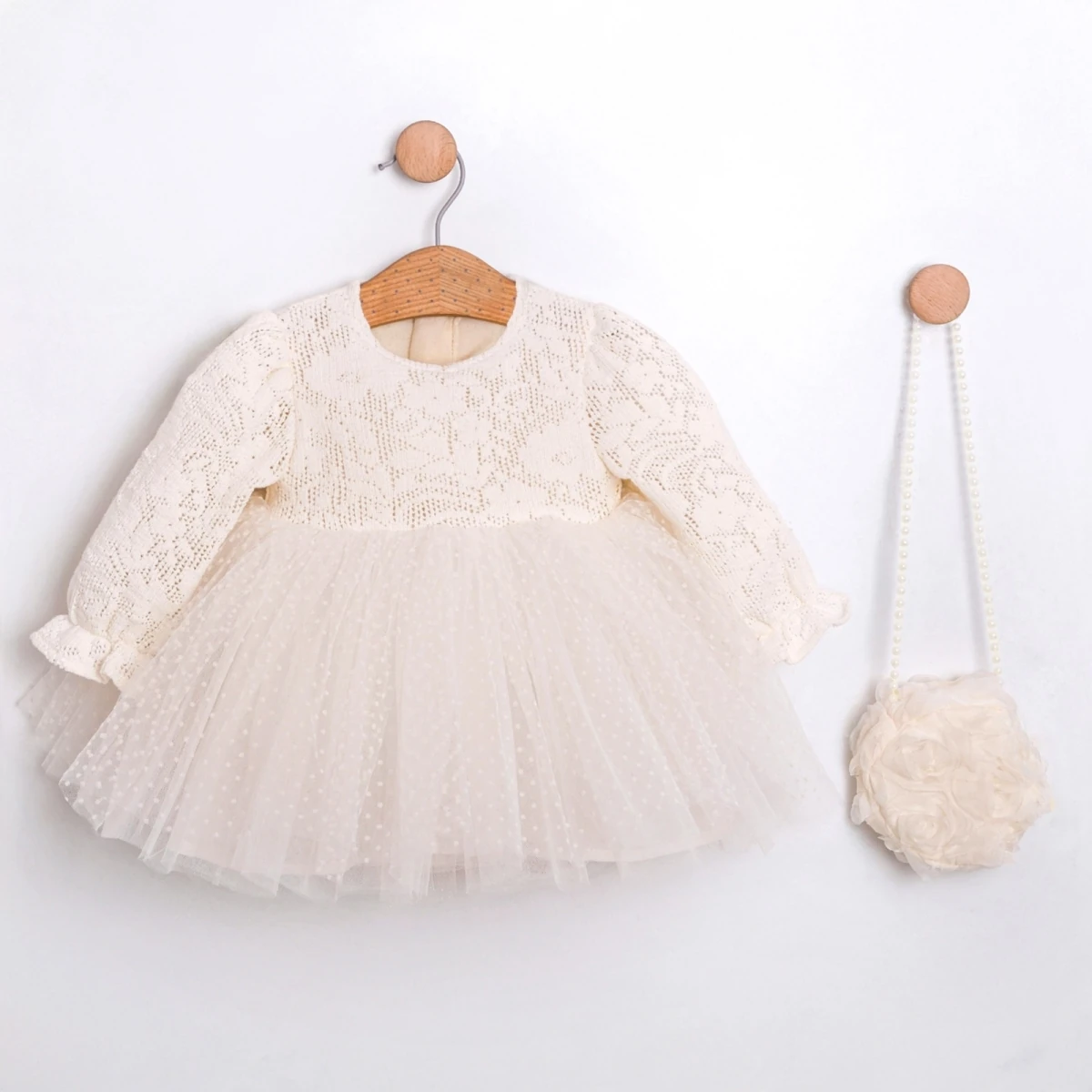 Moon Baby Destiny Çantalı Tül Elbise