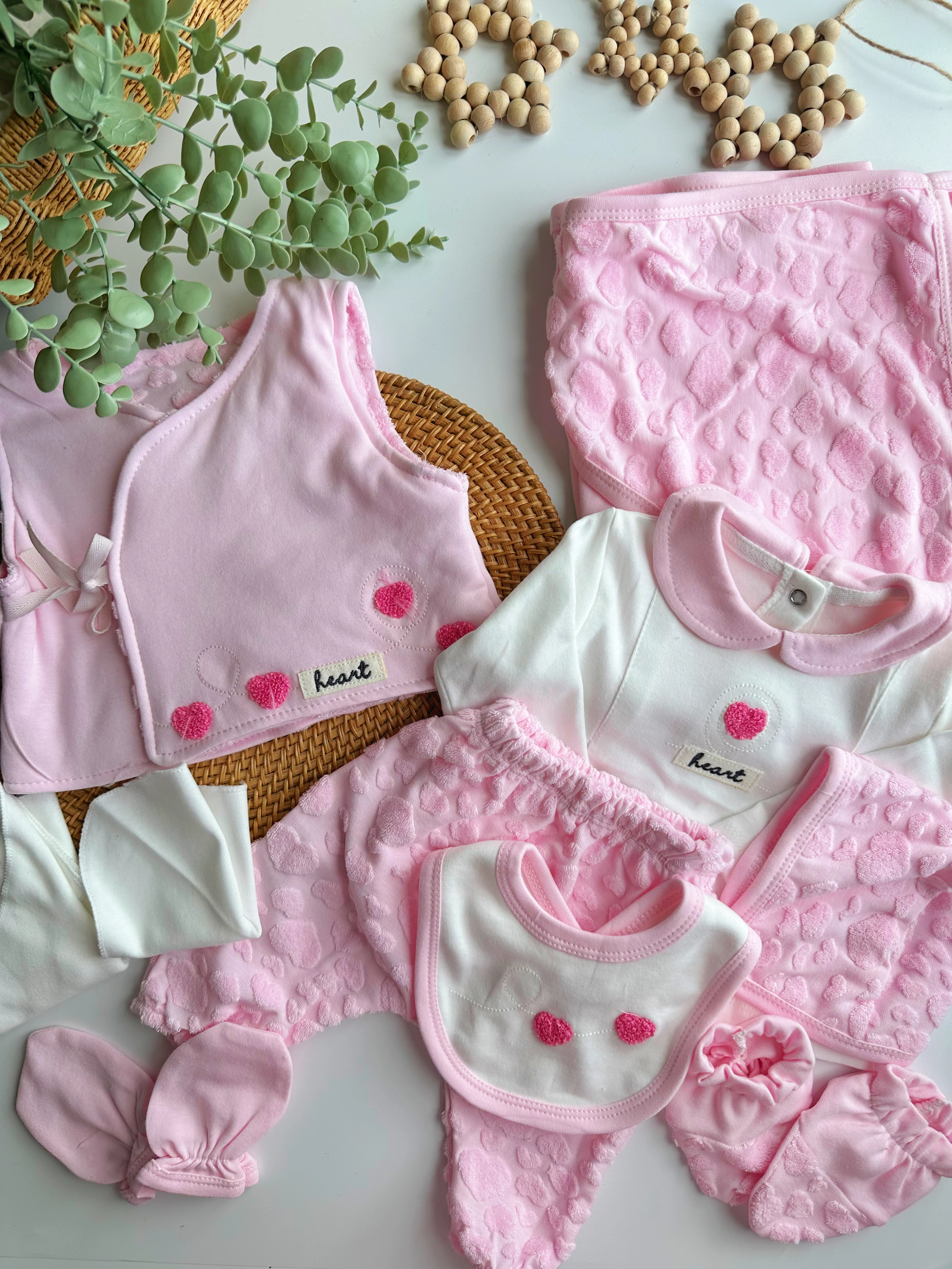 Moonaself Baby 0-3 Ay Jakar Kalpli 10lu Set