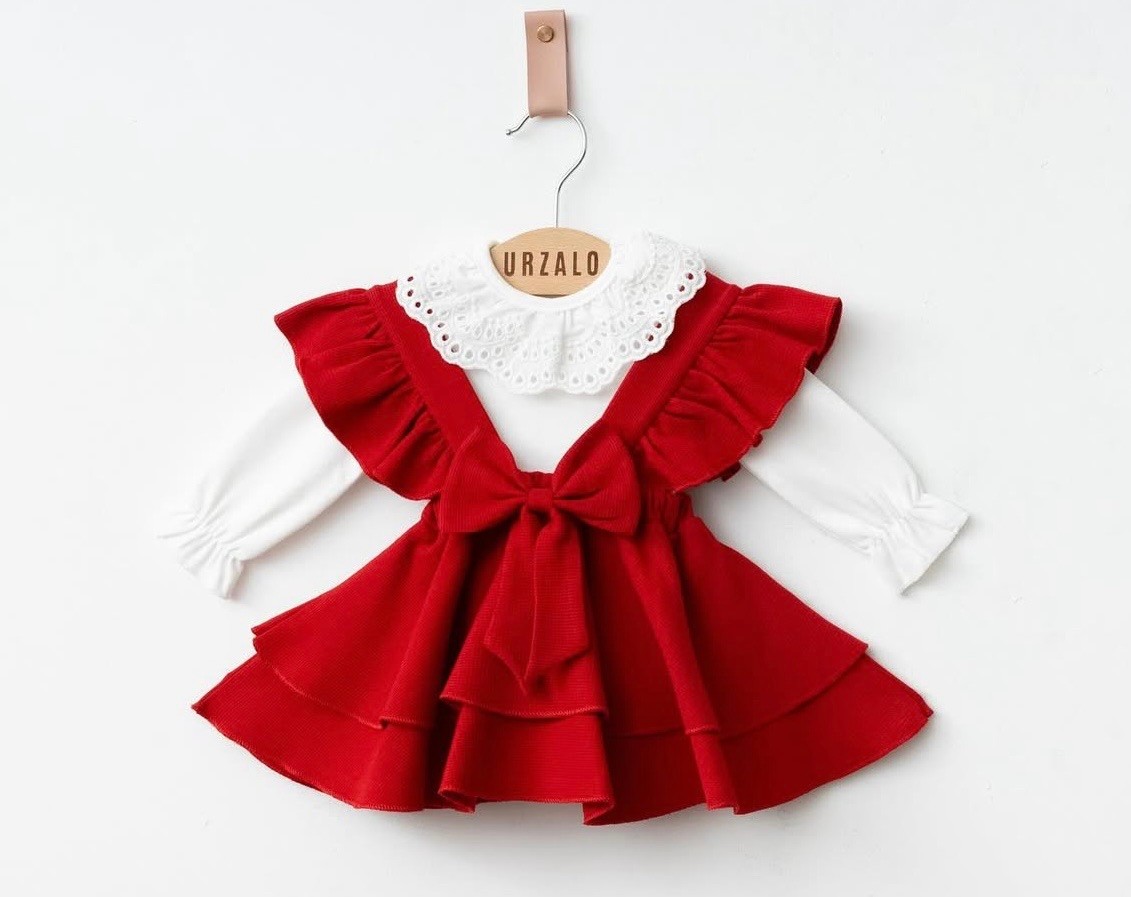 Moonaself Baby Fiyonk Detay Jile Elbise