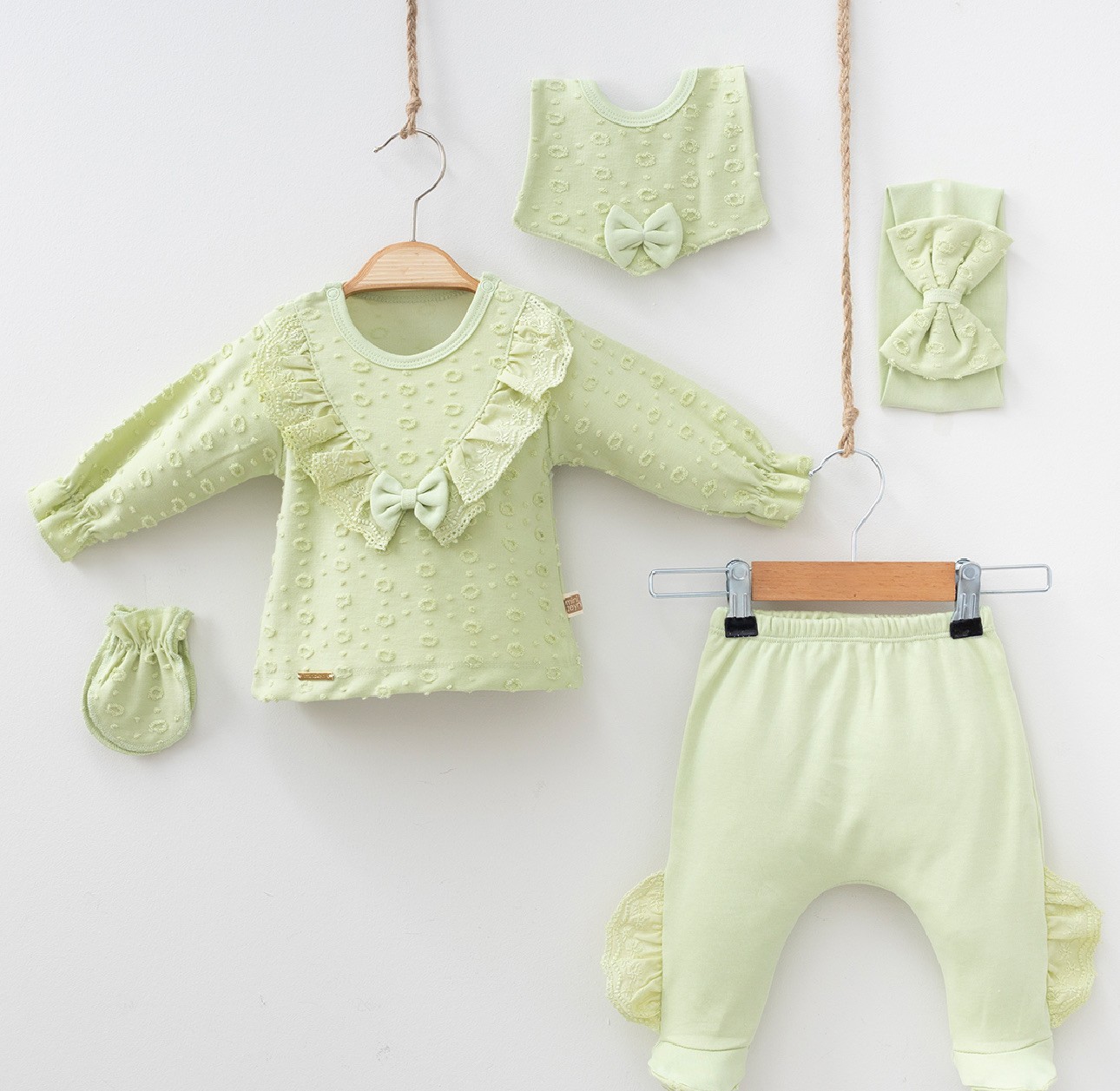 Moonaself Baby 0-3 Ay Paris Vıntage 5li Set