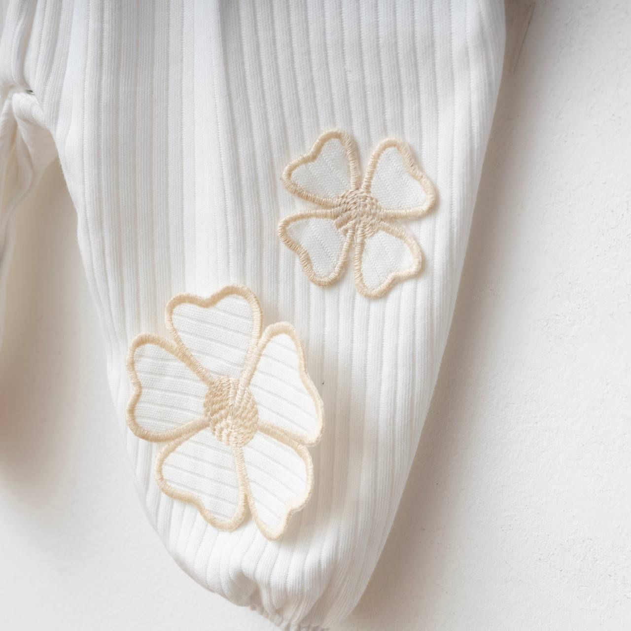 Moon Baby Vintage %100 Organik Pamuk Kumaşlı Bandanalı 2li Tulum