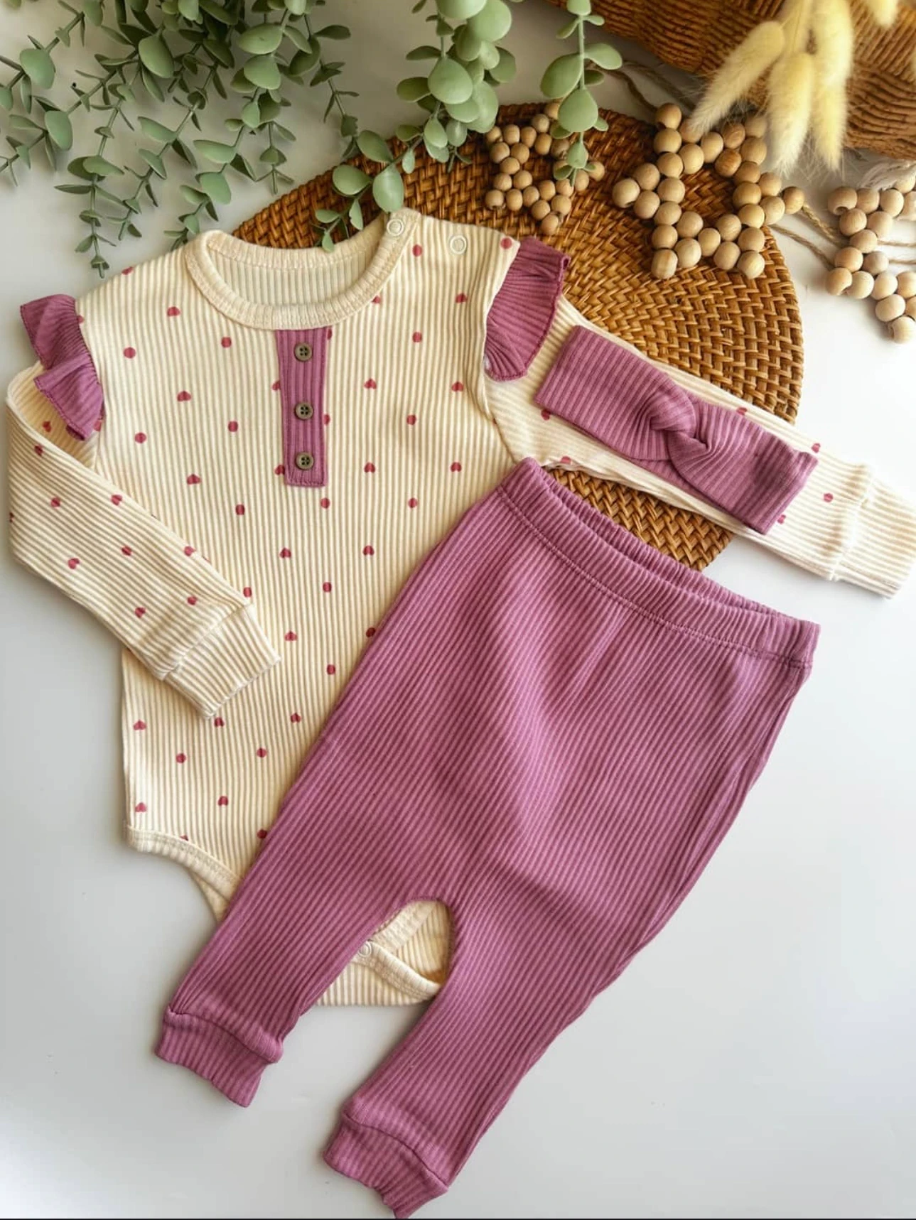 KALPLİ ÇITÇITLI BANDANALI 3'LÜ TAKIM