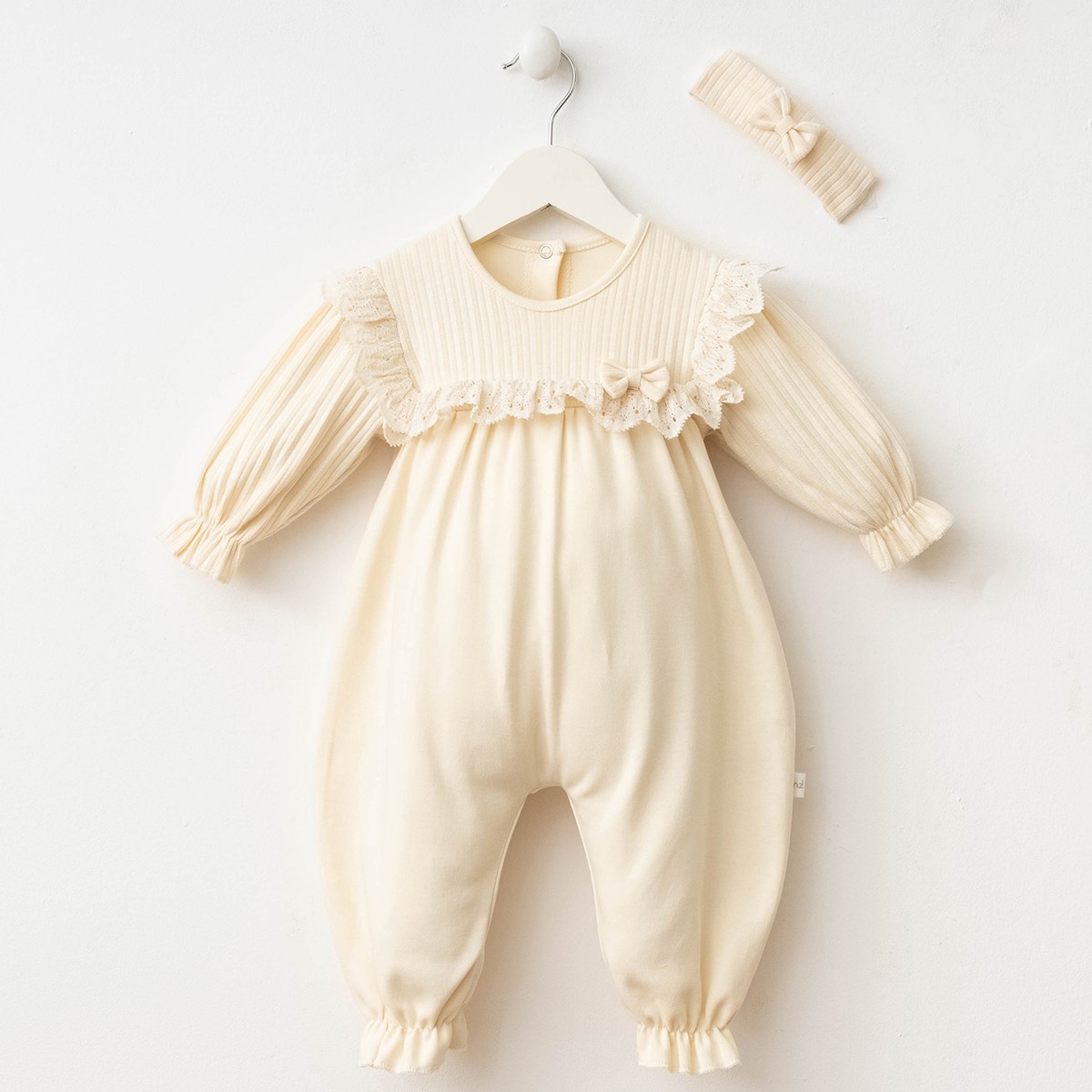 MOONASELF BABY 0-3/ 3-6/ 6-9 AY MADAMME DANTEL DETAYLI TULUM