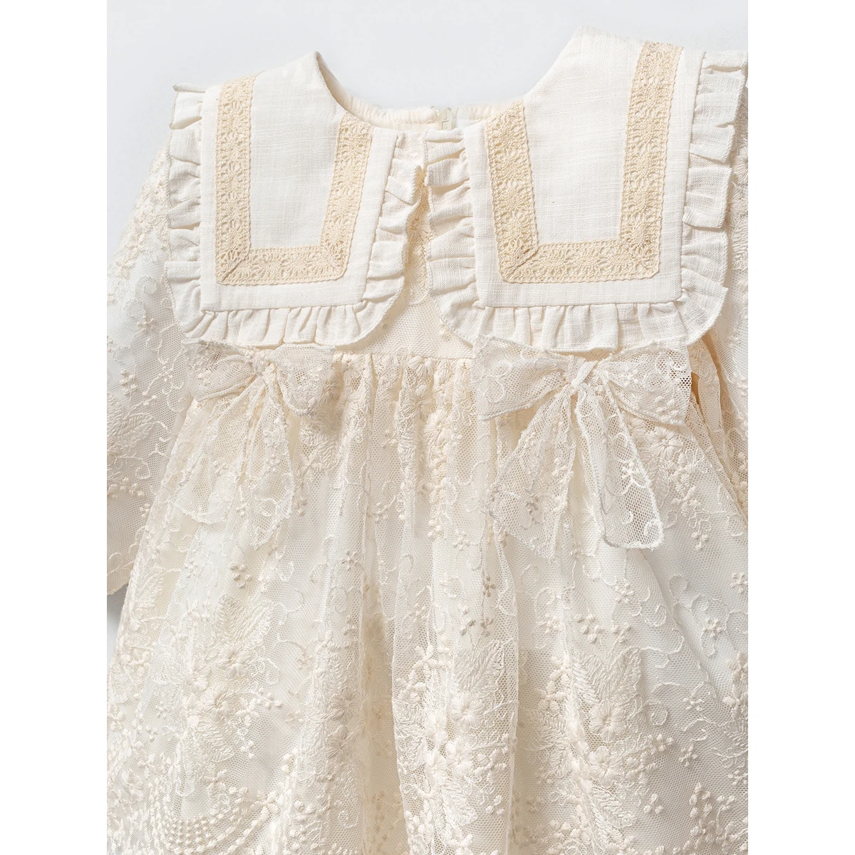 Moon Baby Yaka Kopanakili Tüllü Elbise